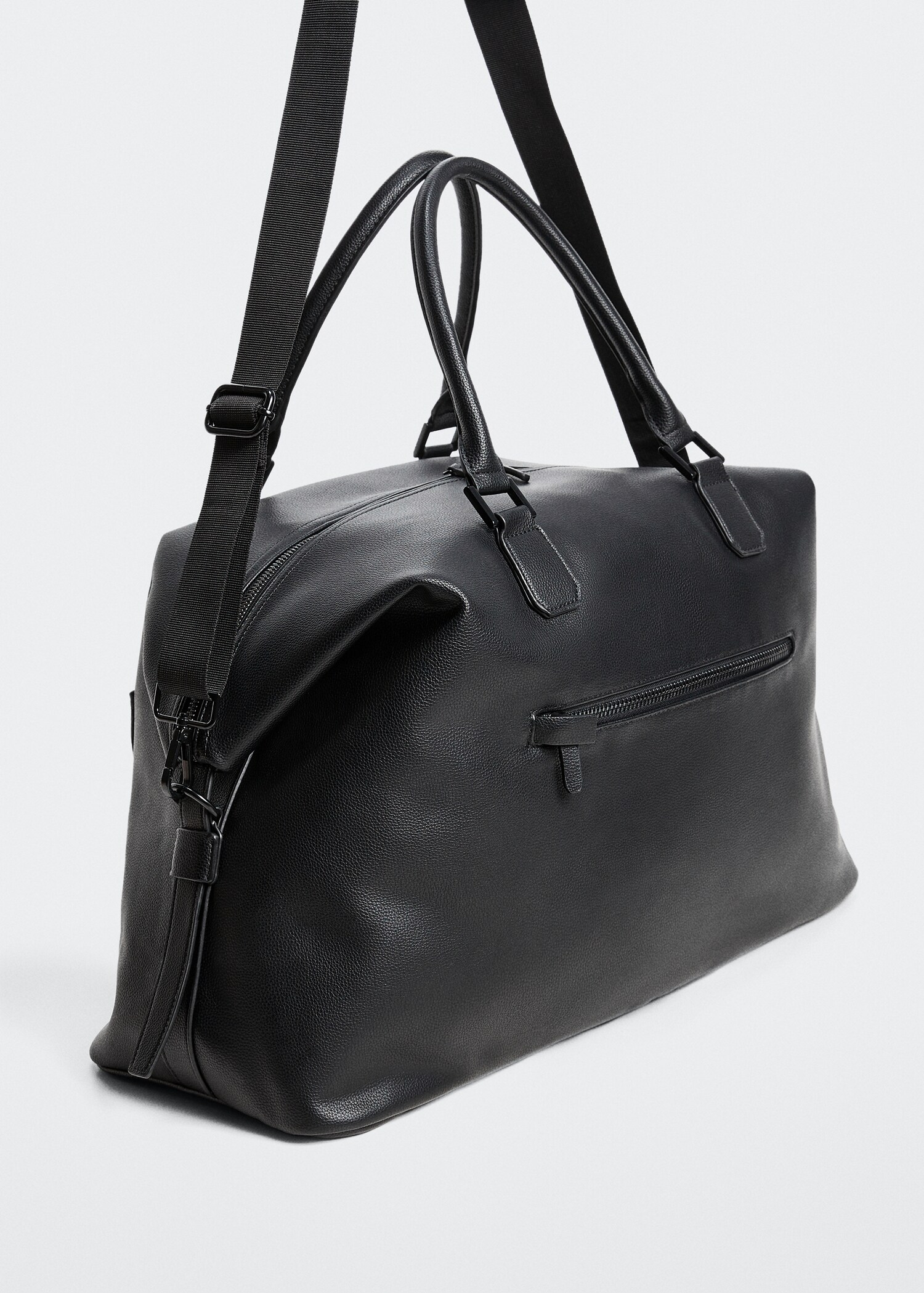 Faux-leather bag - Medium plane