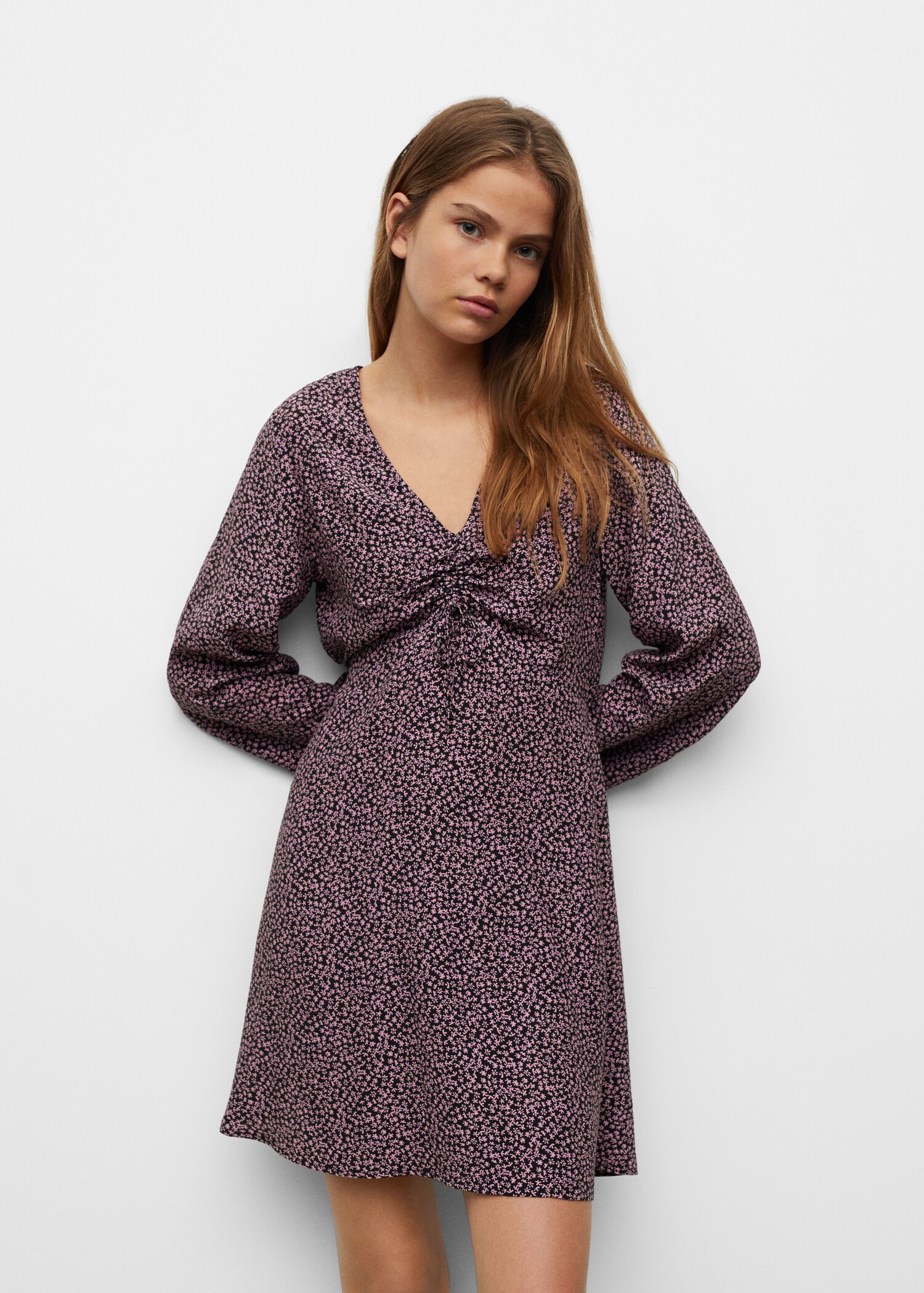 Flower print dress - Details of the article 1
