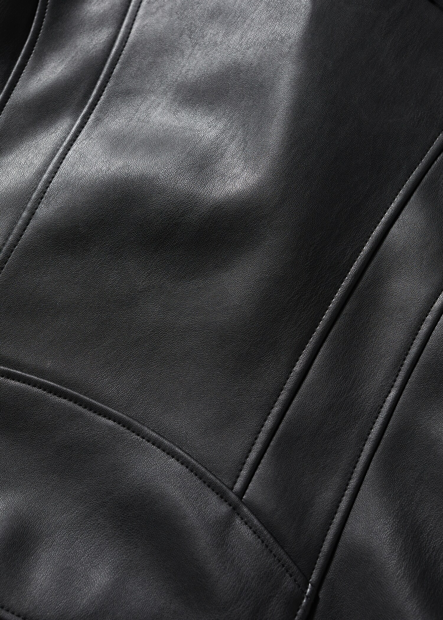 Leather-effect biker jacket - Details of the article 8