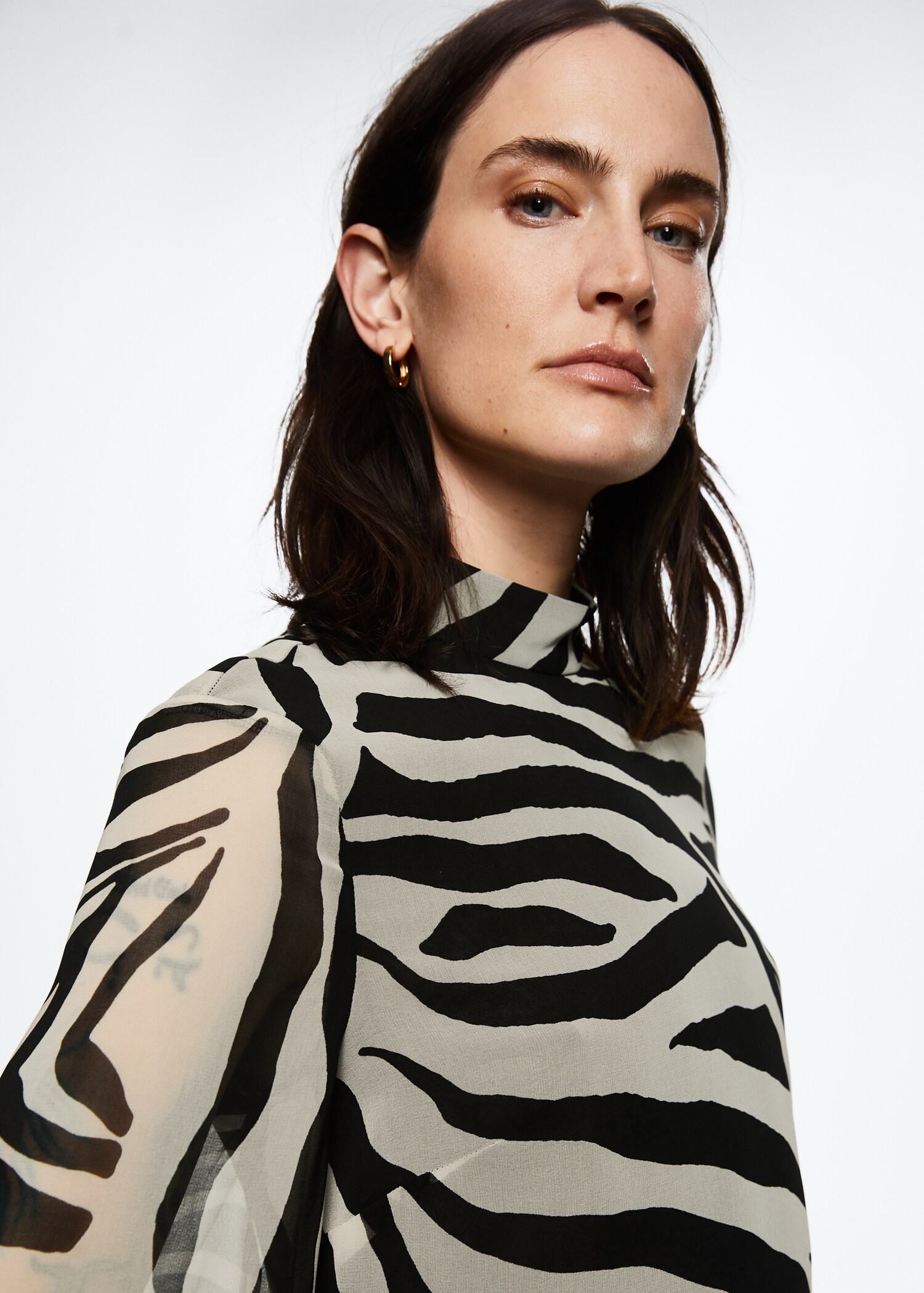 Kleid mit Animal-Print - Detail des Artikels 1