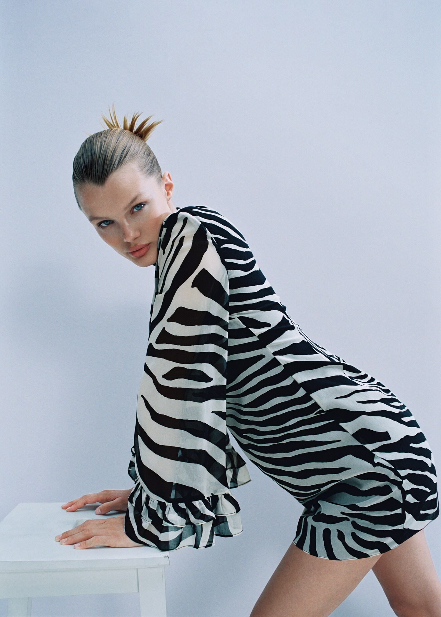 Kleid mit Animal-Print - Detail des Artikels 6
