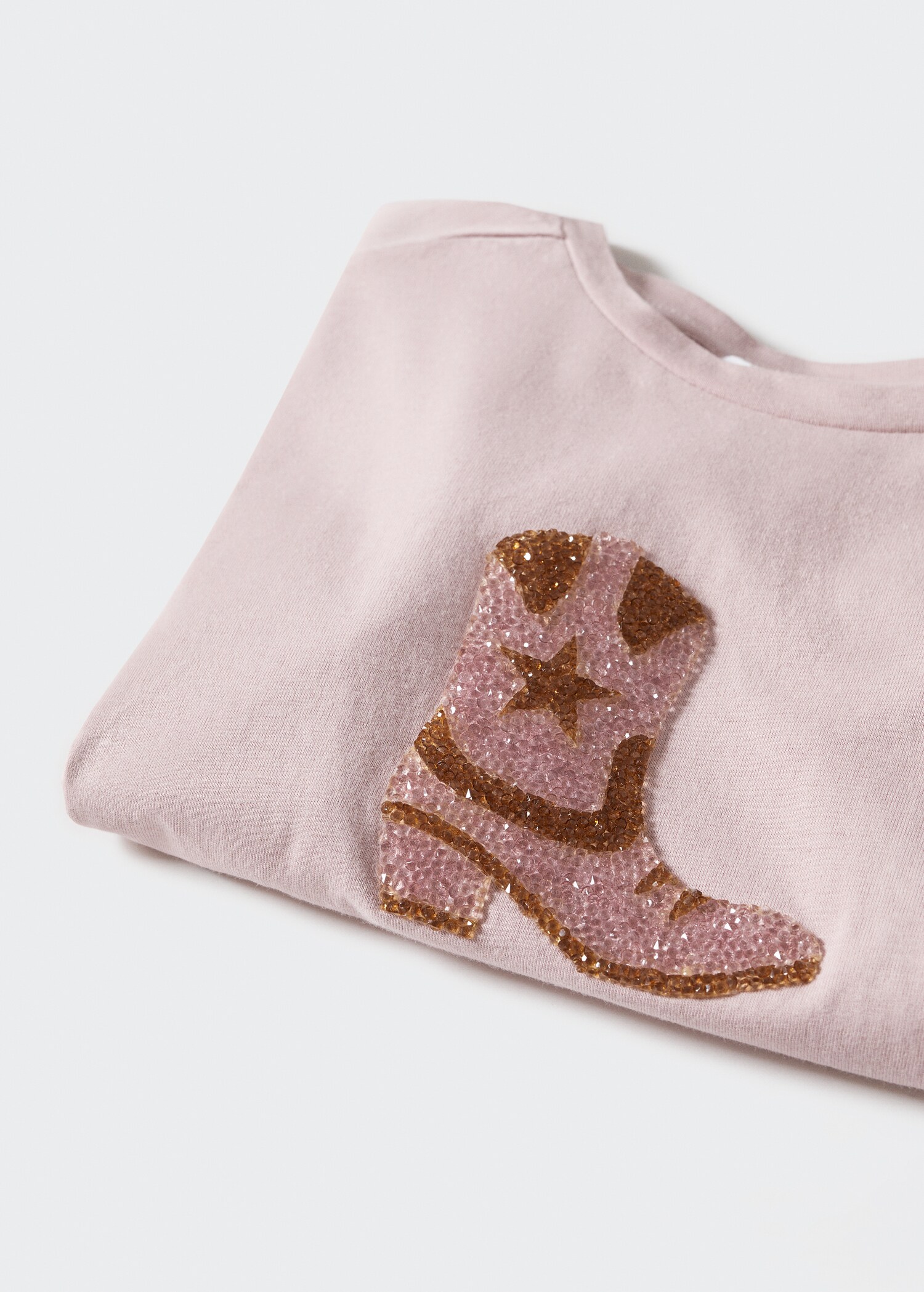 Rhinestones printed t-shirt - Details of the article 8