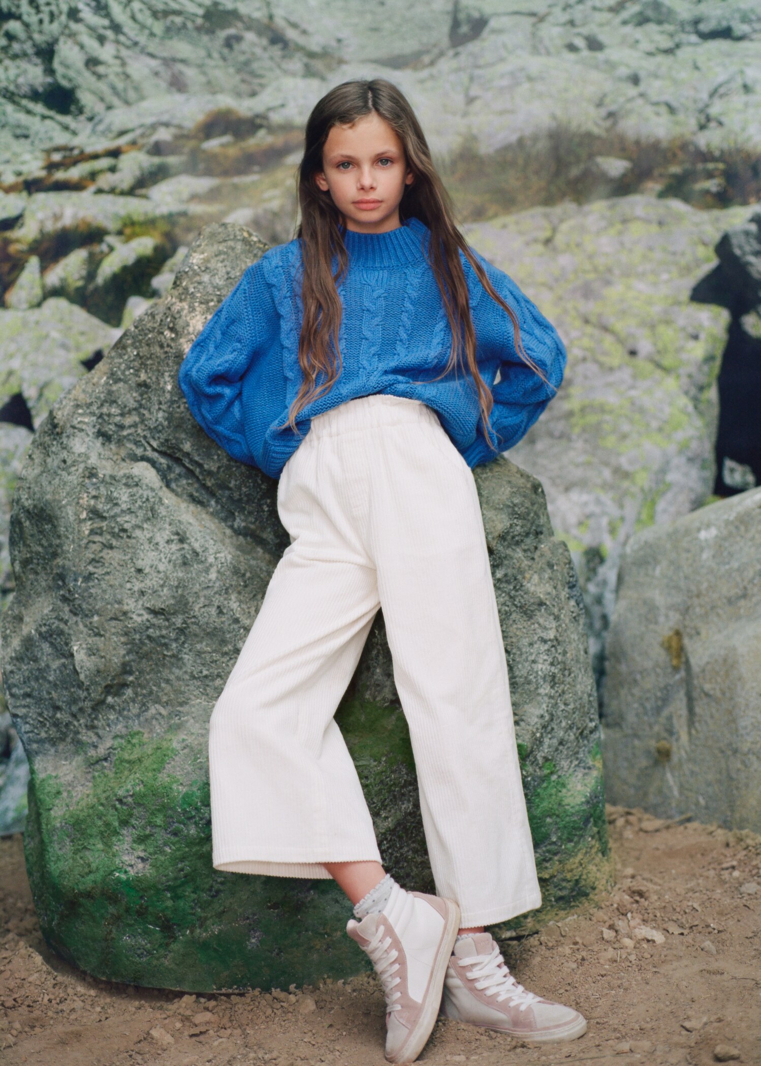 Corduroy culotte trousers - Details of the article 7