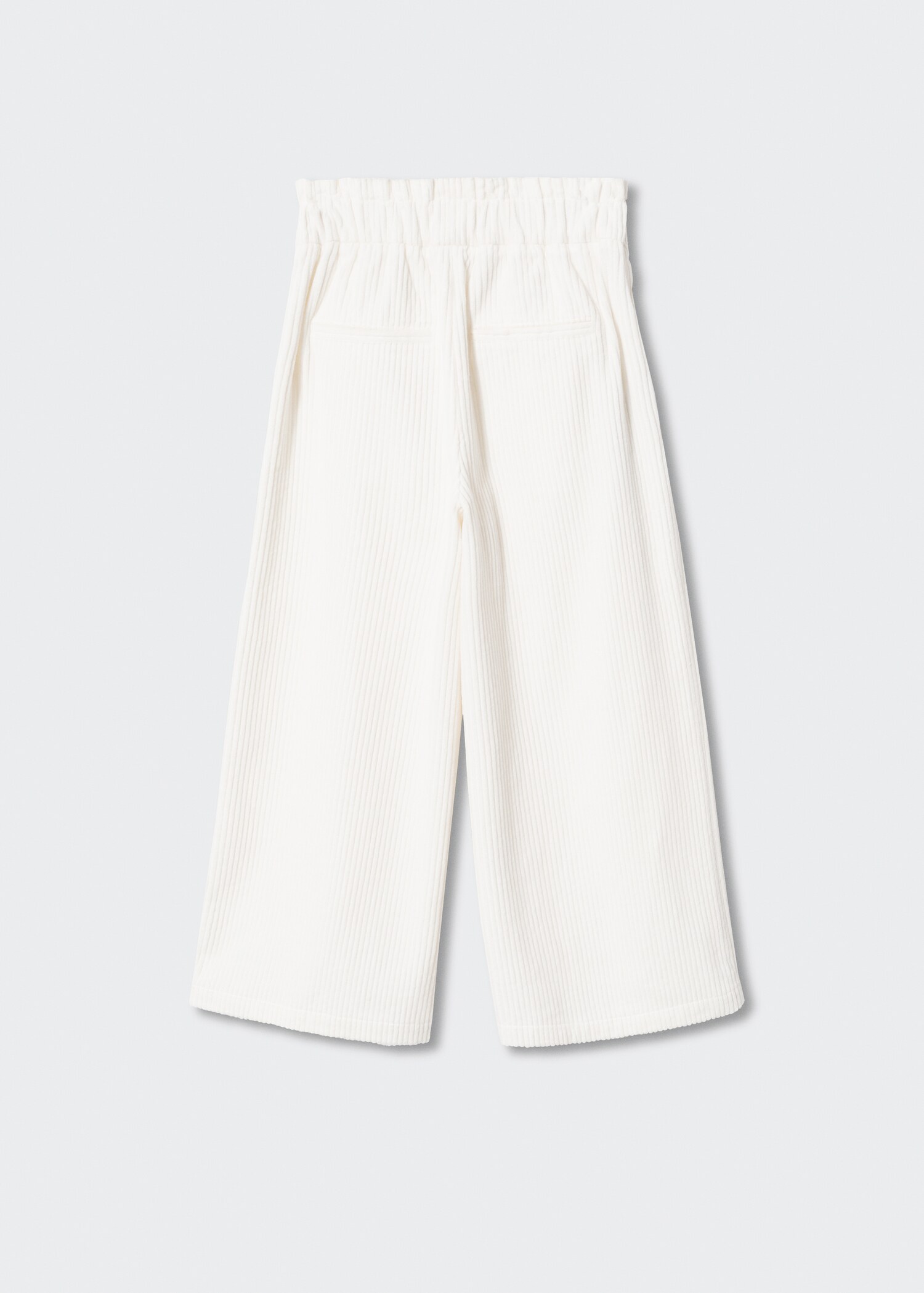 Corduroy culotte trousers - Reverse of the article