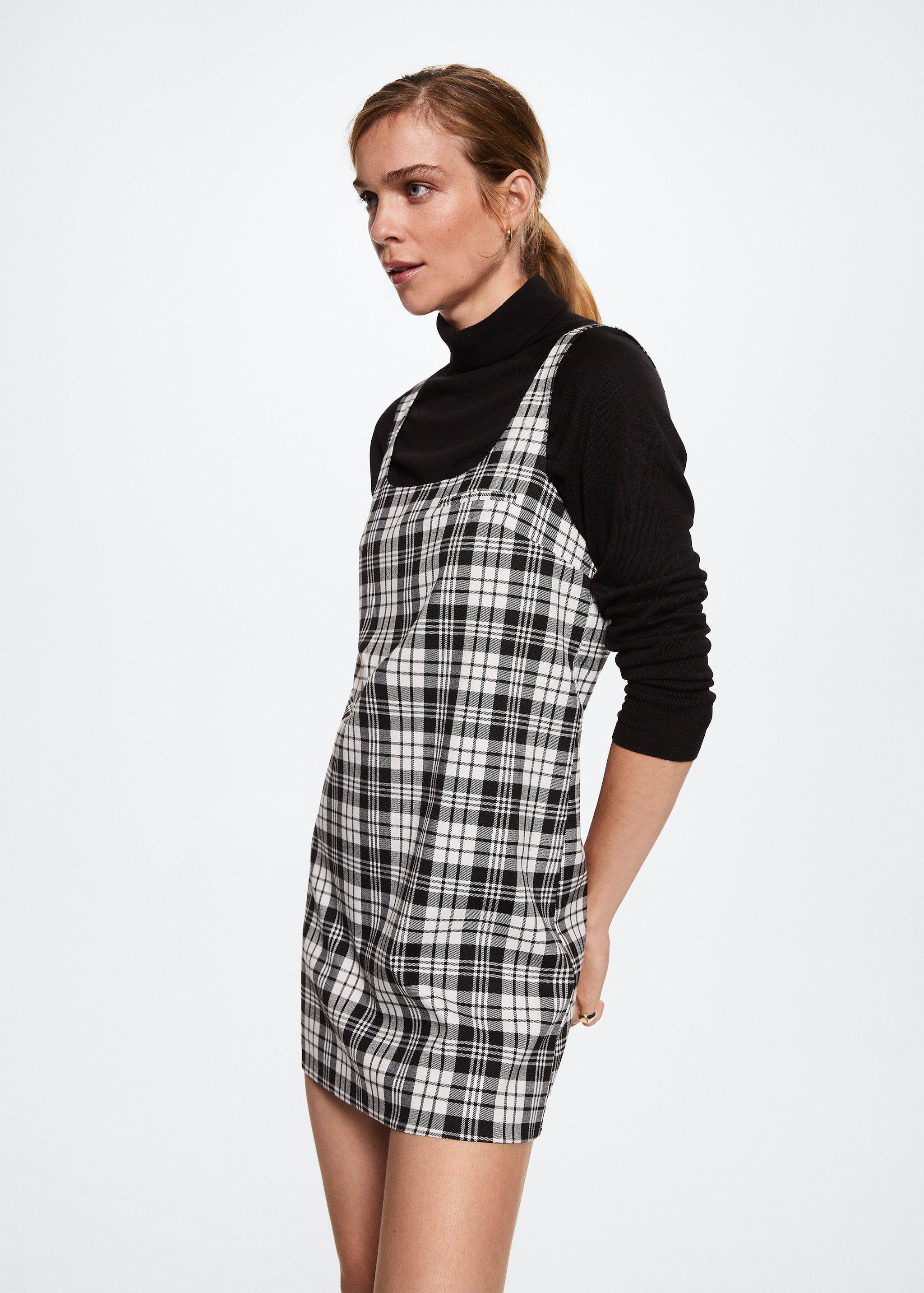 Zara Vestido Pichi Mango Mango Pichi Negro Pichi Polipiel Mango