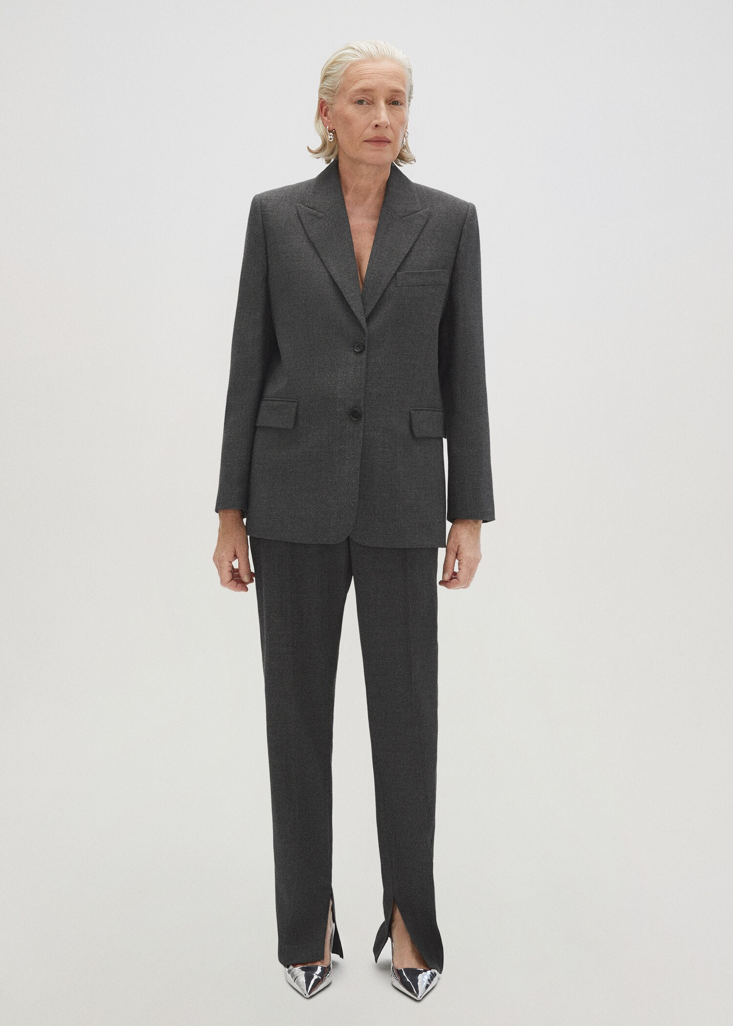 Wool suit trousers - Details of the article 7