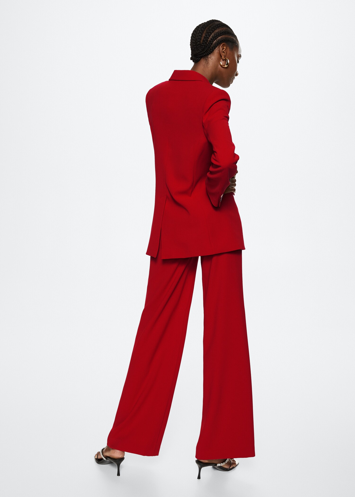 Structured lapels blazer - Reverse of the article
