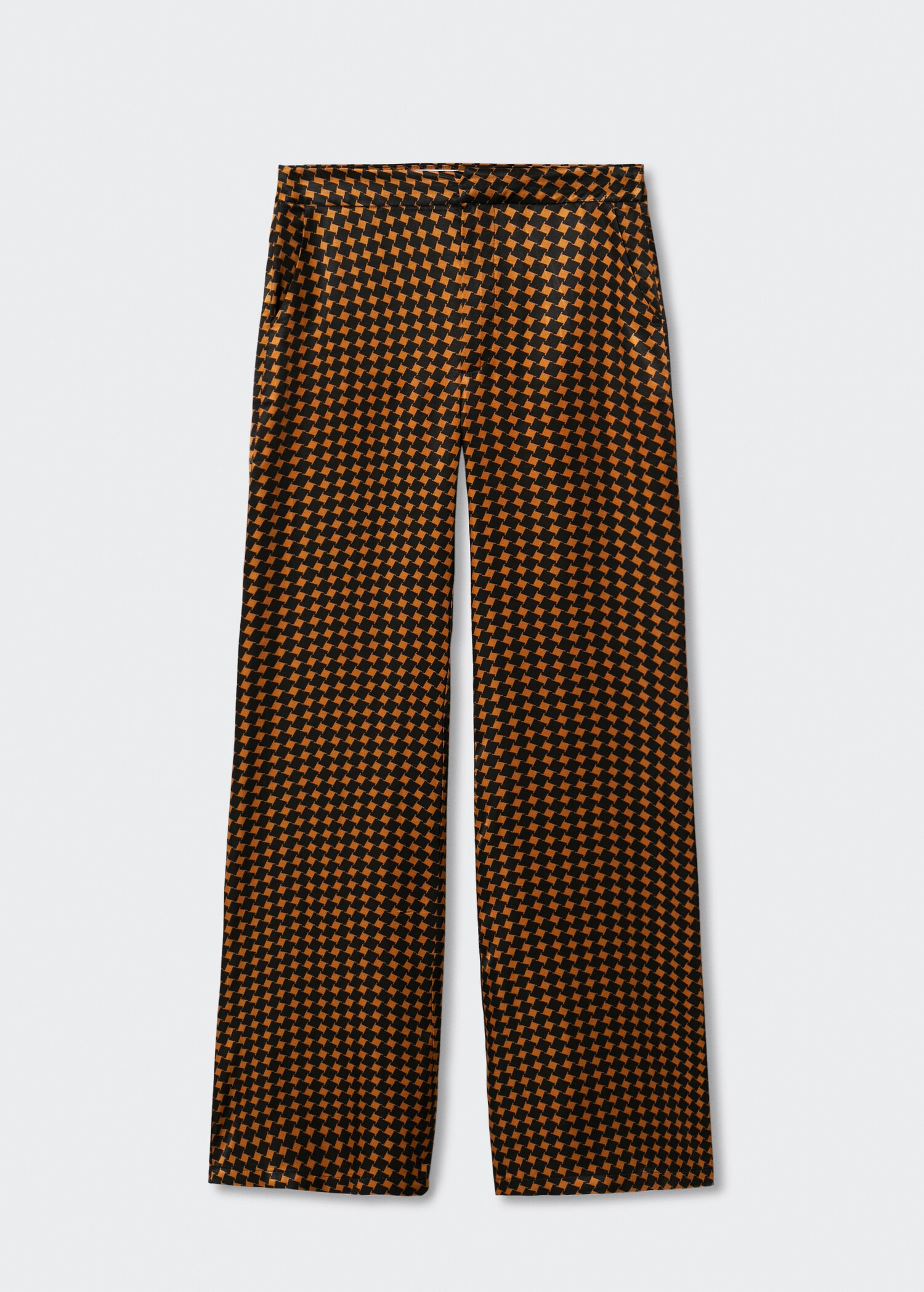 Satin printed trousers - Article without model