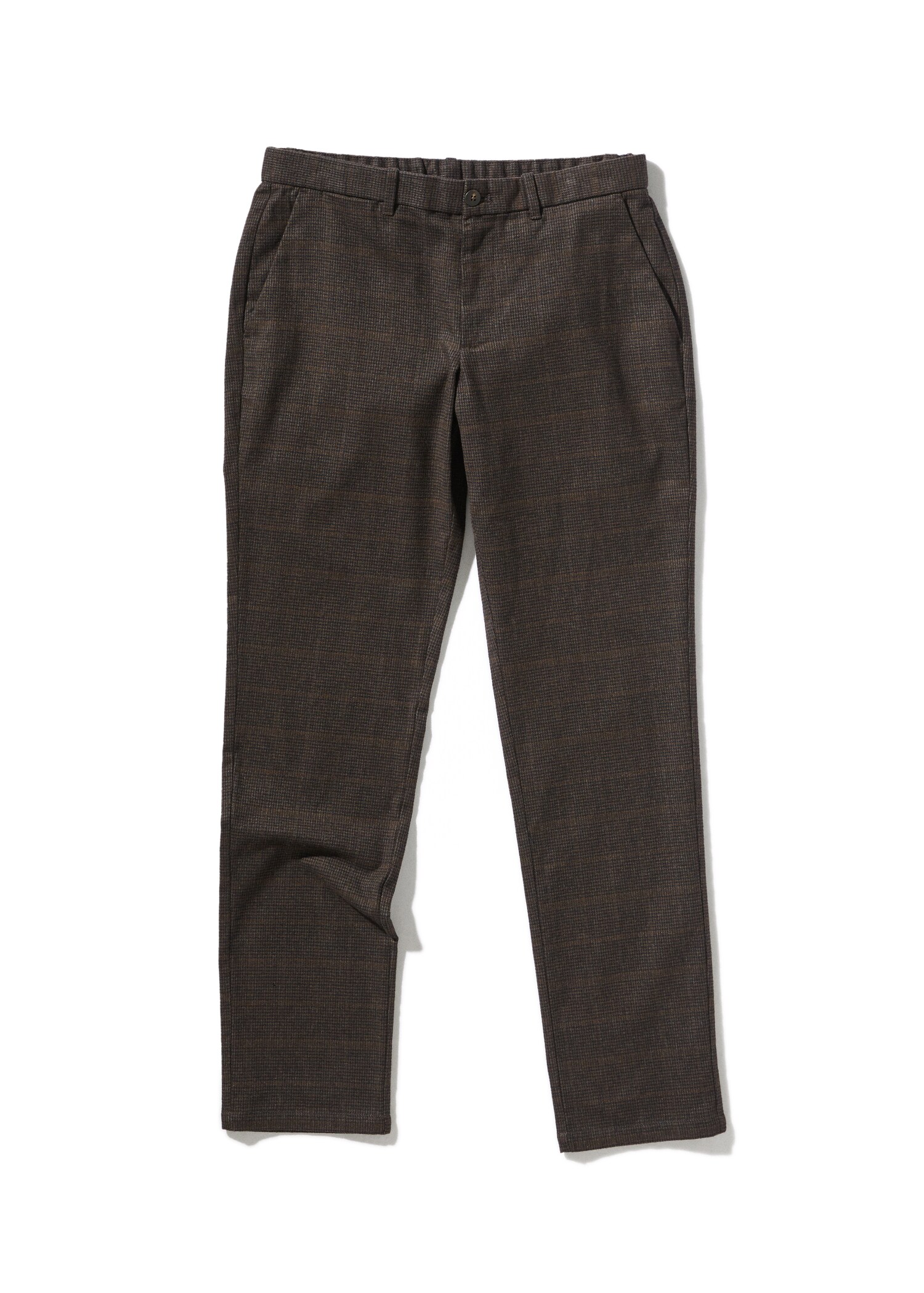 Pantalon slim fit à carreaux en coton - Détail de l'article 9