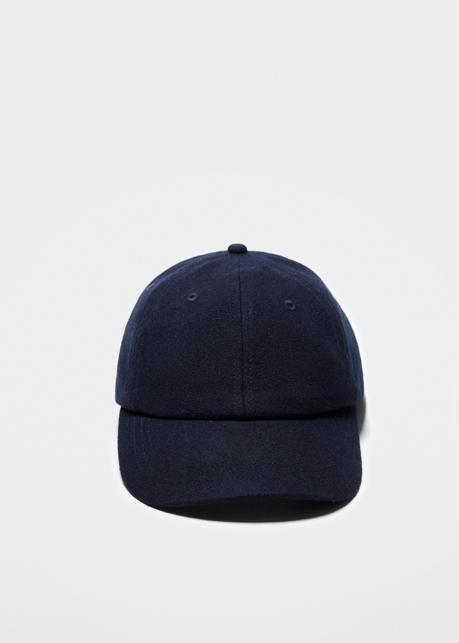 Wool-blend baseball cap - Medium plane