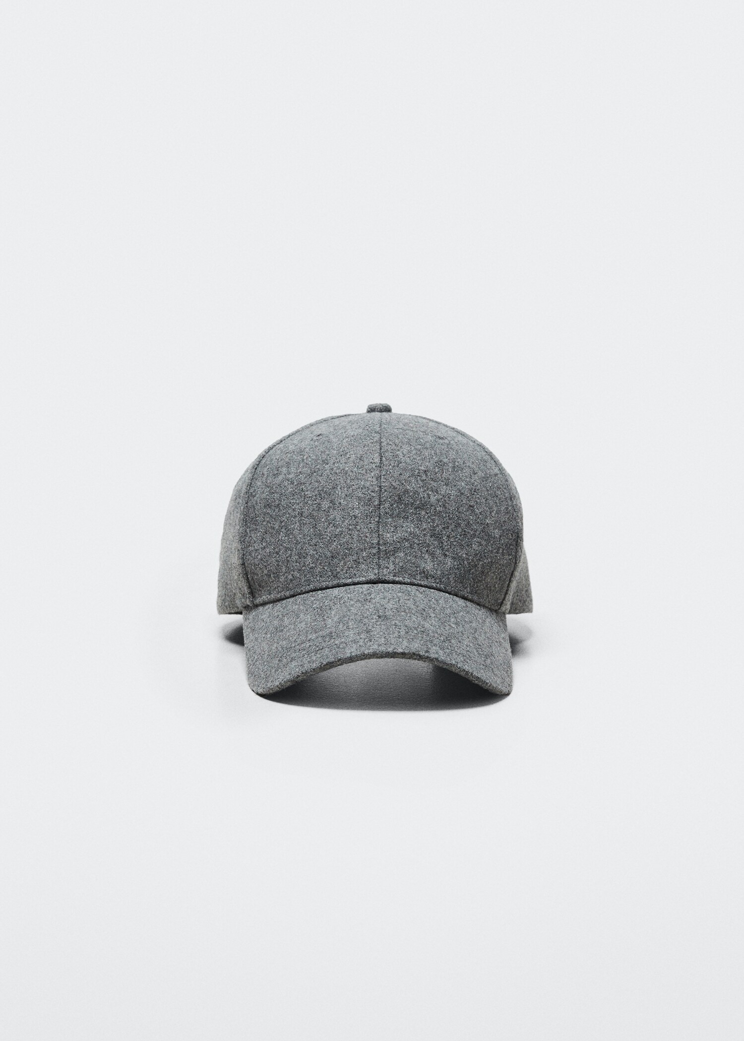 Wool-blend baseball cap - Medium plane