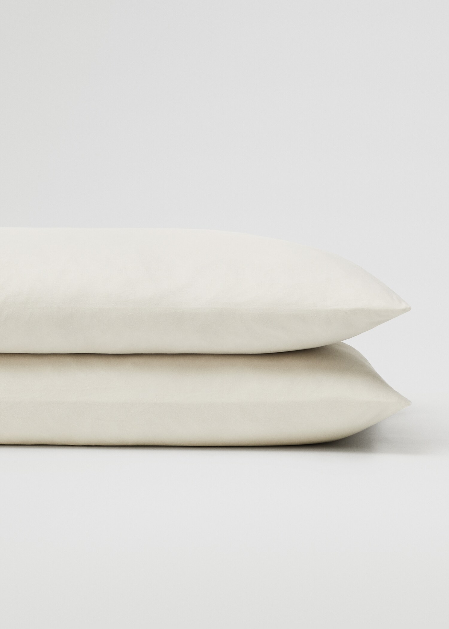 Cotton knit pillow cover 50x75cm (Pack of two) - Medium plane