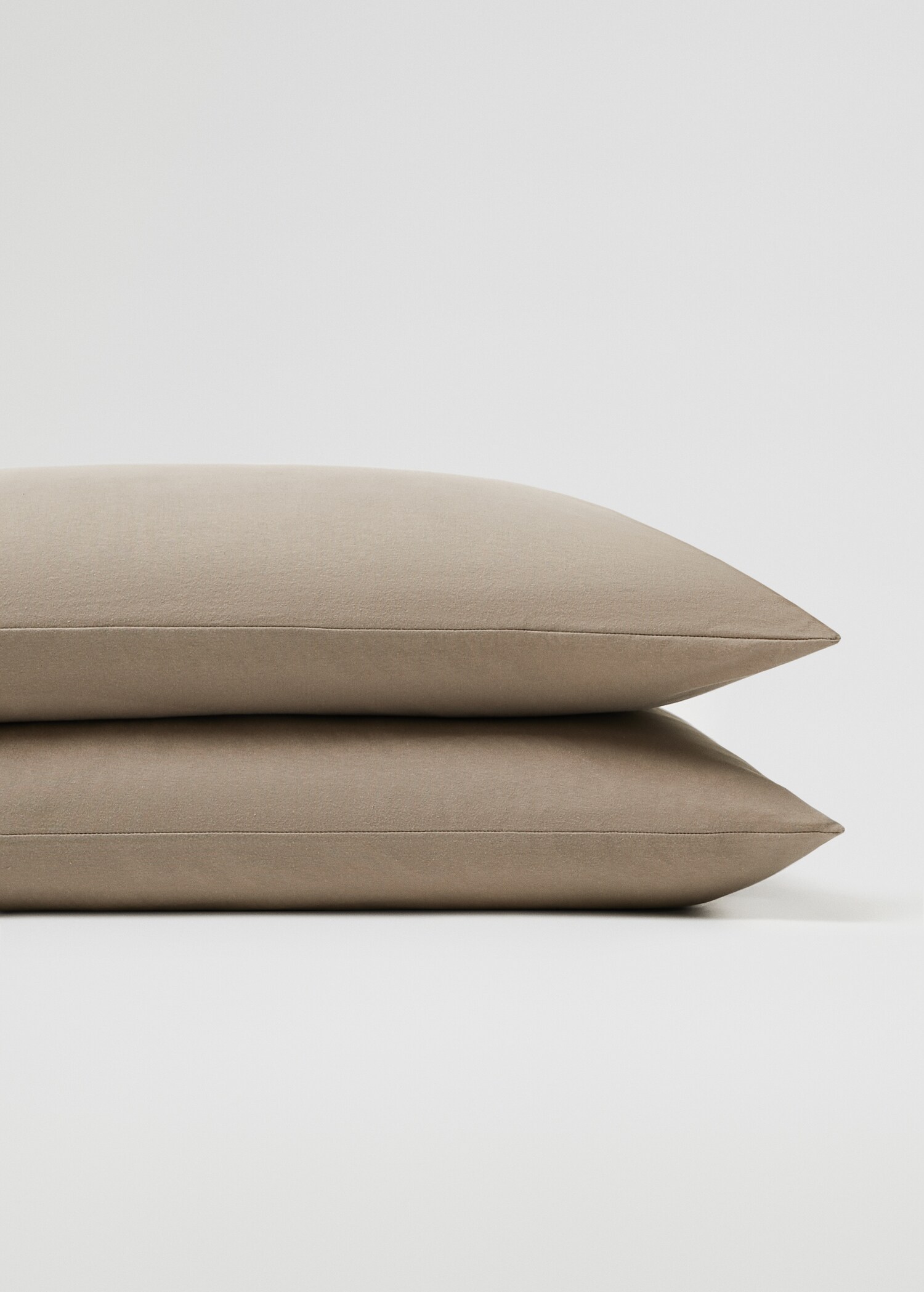 Cotton knit pillow cover 50x75cm (Pack of two) - Medium plane