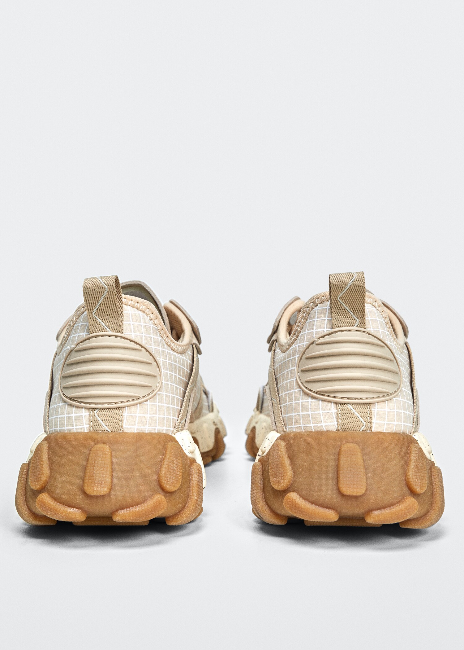 Sneakers med lærpanel - Artikkeldetalj 2