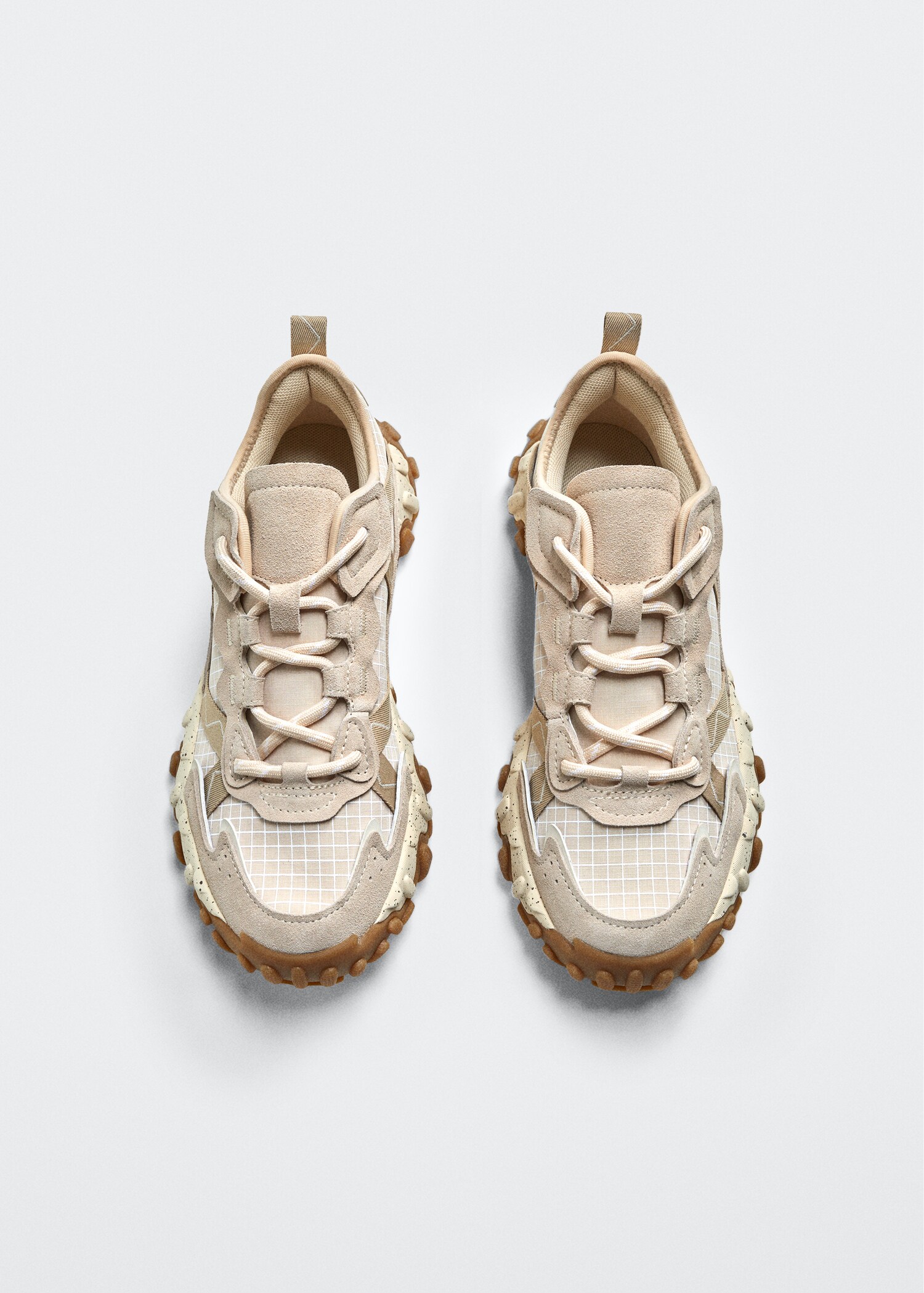 Sneakers med lærpanel - Artikkeldetalj 3