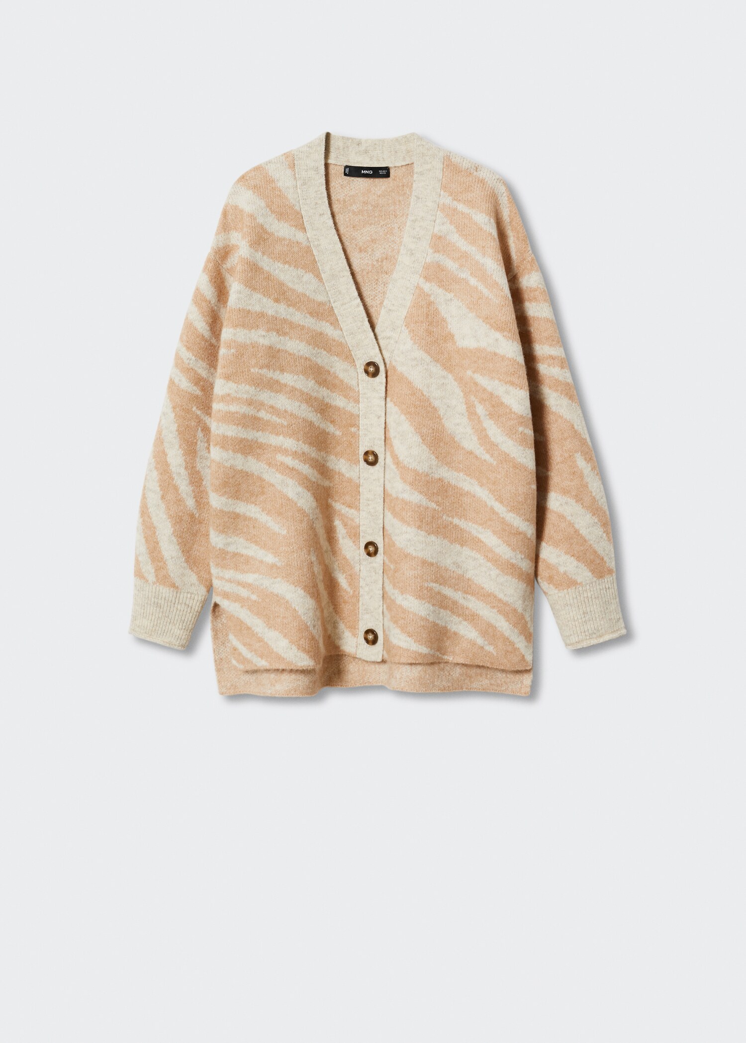 Strickjacke mit Animal-Print - Artikel ohne Model