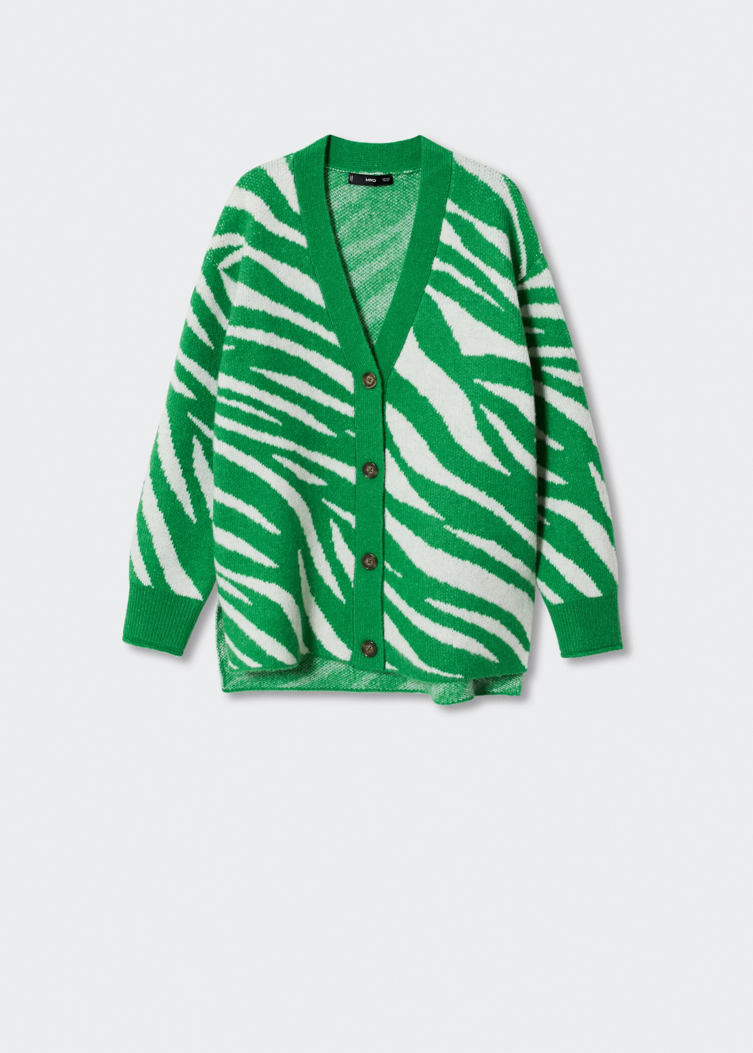 Animal print cardigan - Article without model