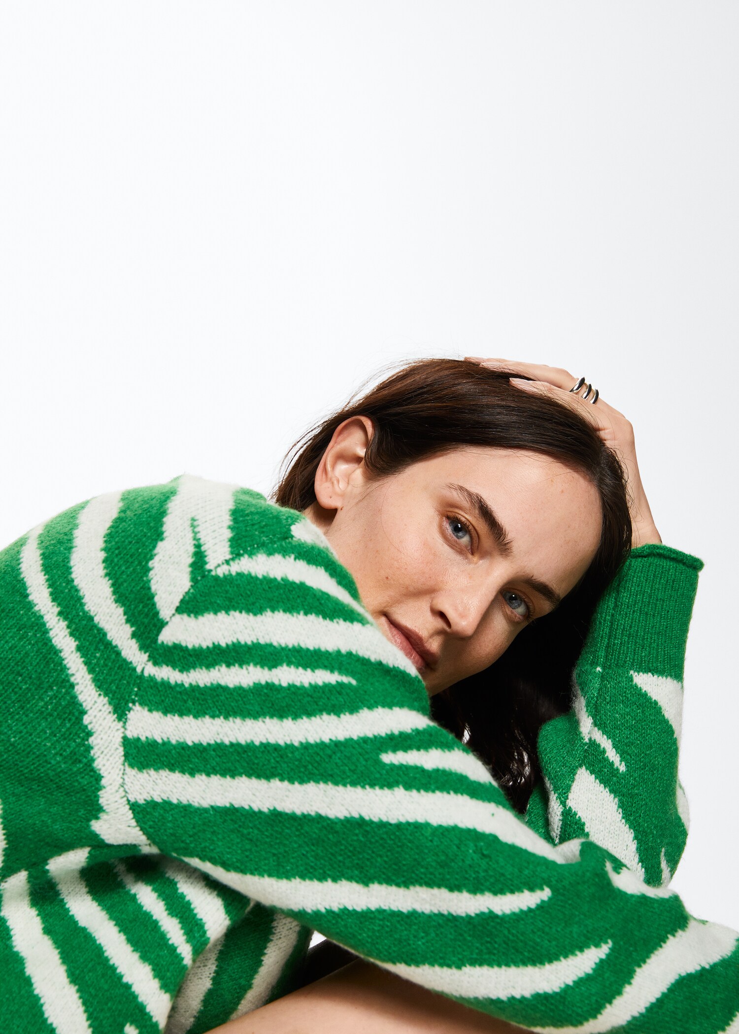 Animal print cardigan - Details of the article 1