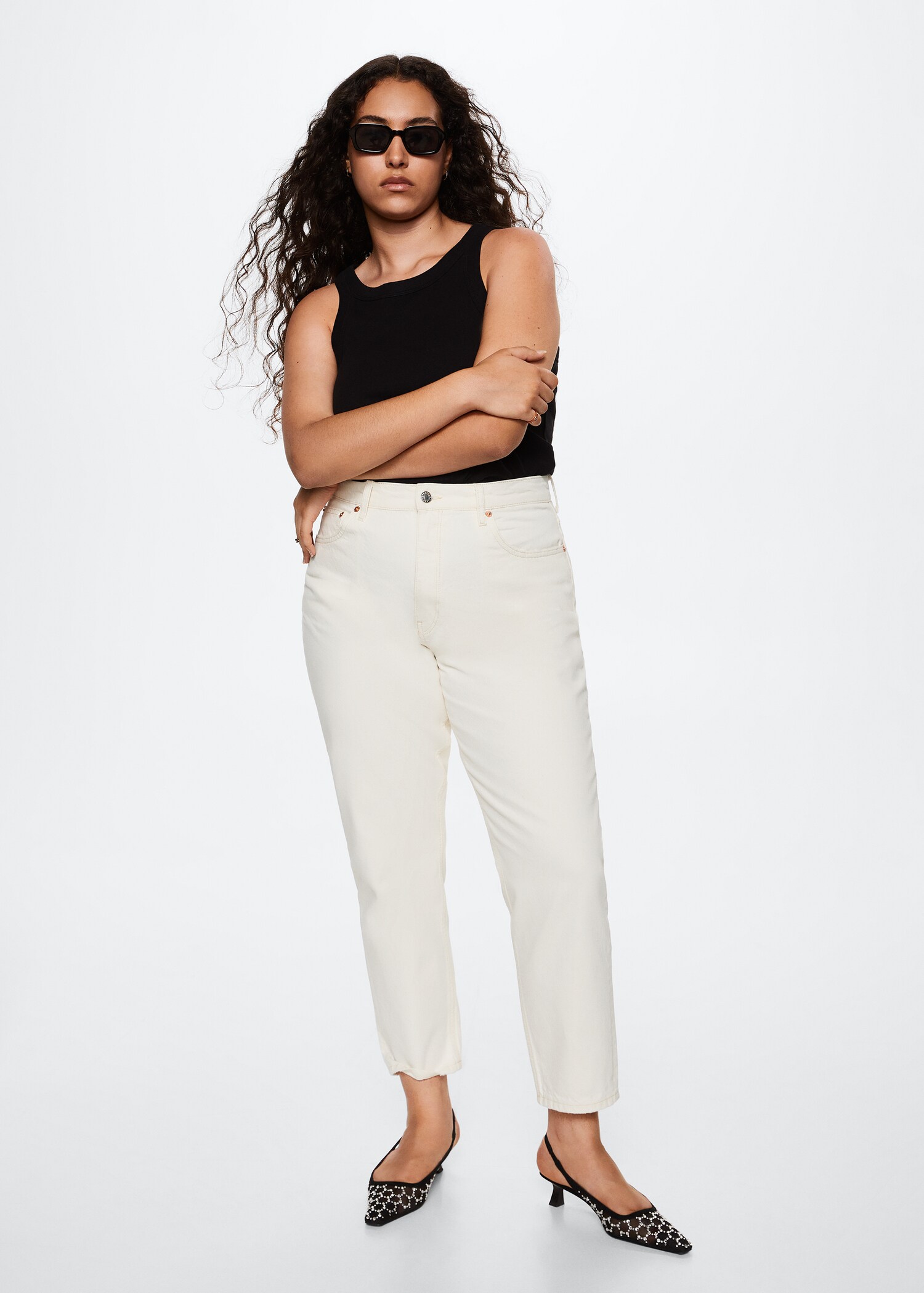 Mom high-waist jeans - Details of the article 3