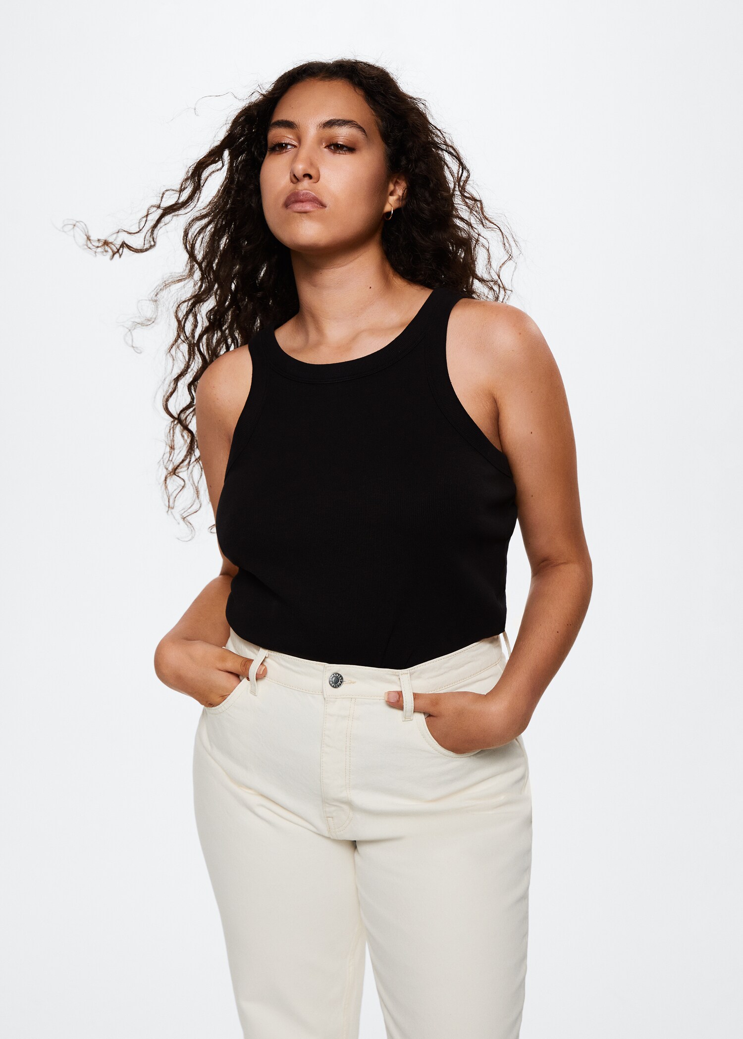 Mom high-waist jeans - Details of the article 4