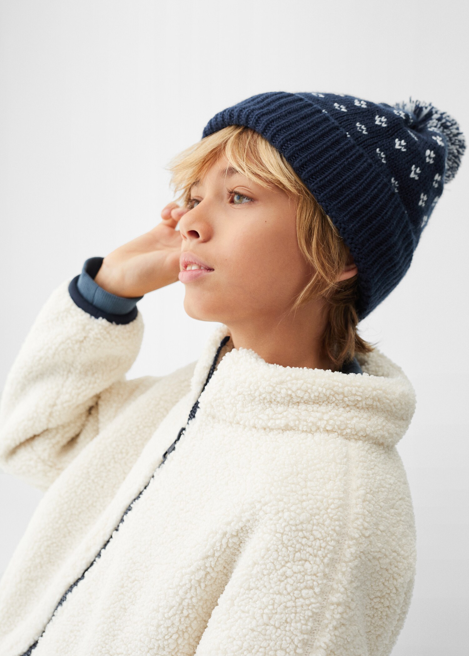 Bonnet pompon - Plan moyen