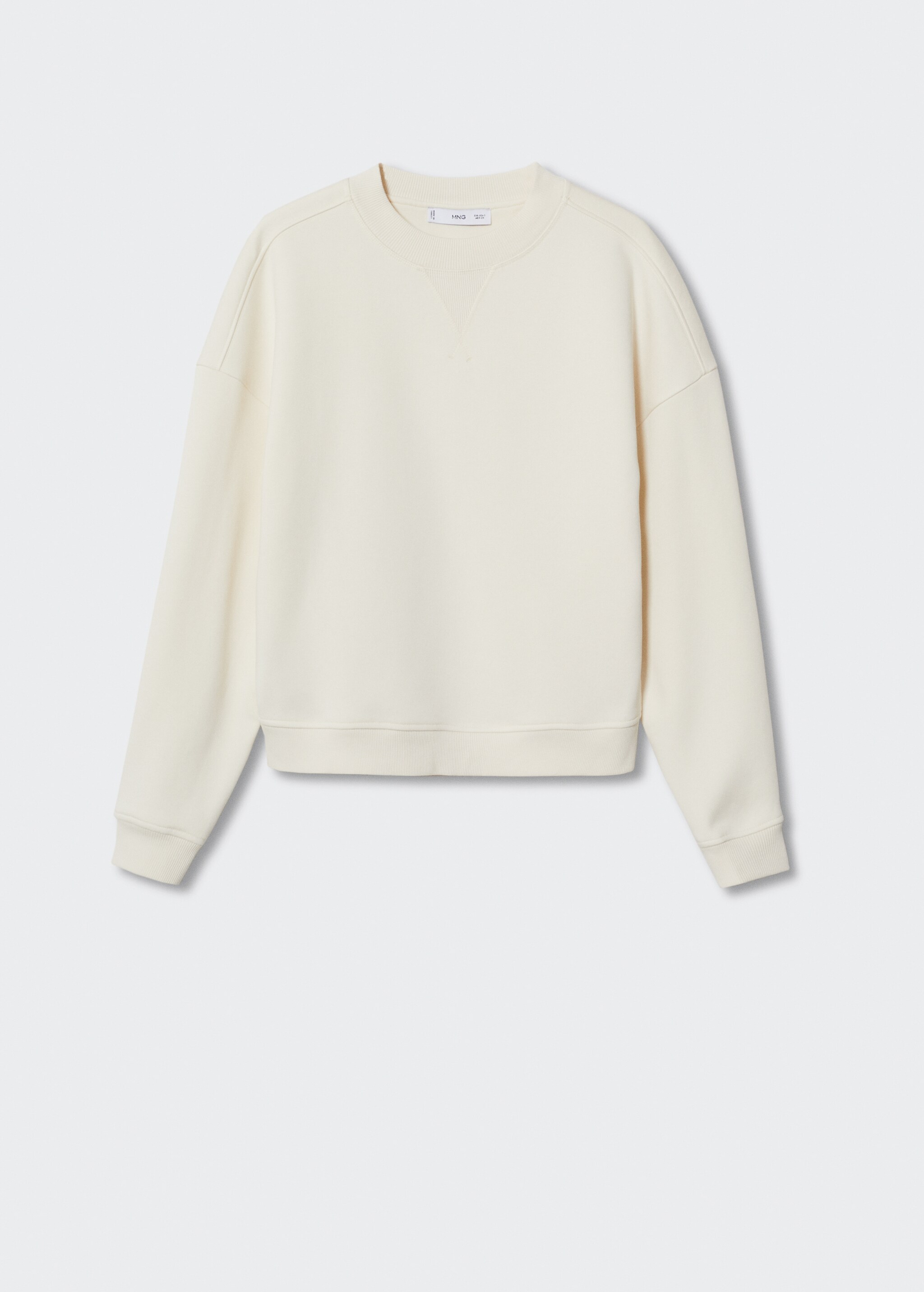 Ribbed endings sweatshirt - Article without model