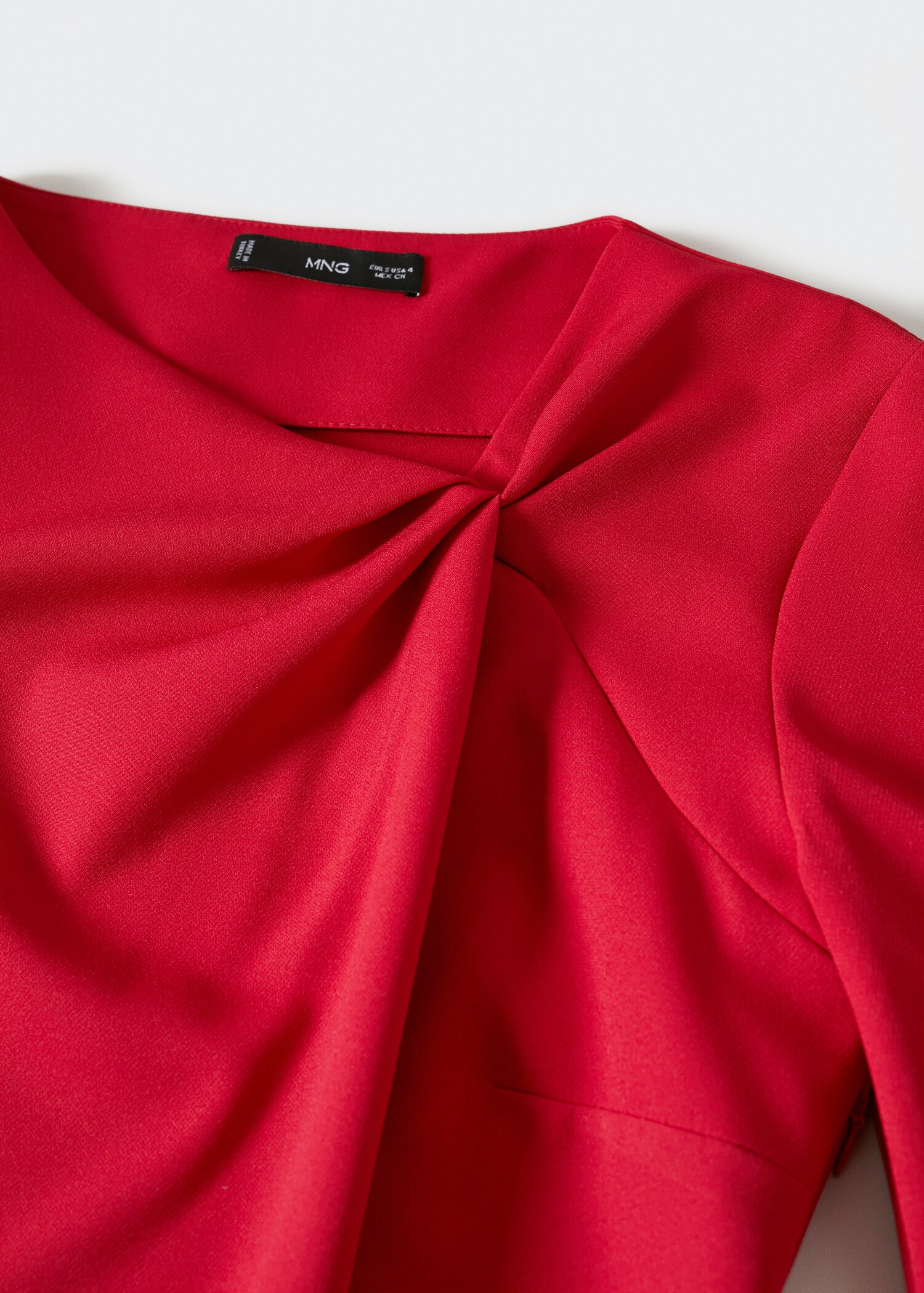 Vestido detalle fruncido - Detalle del artículo 8