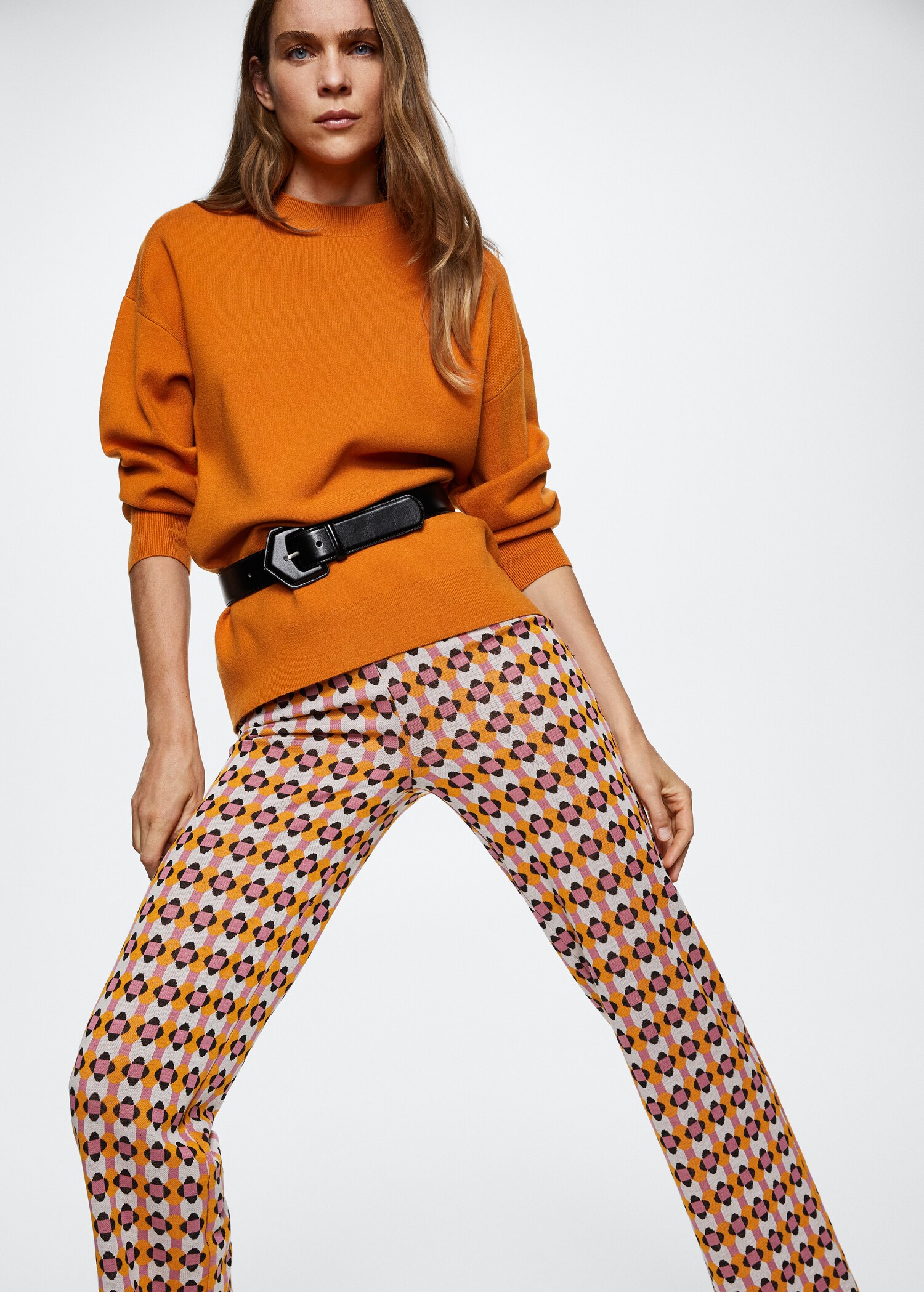Retro-print trousers - Details of the article 2