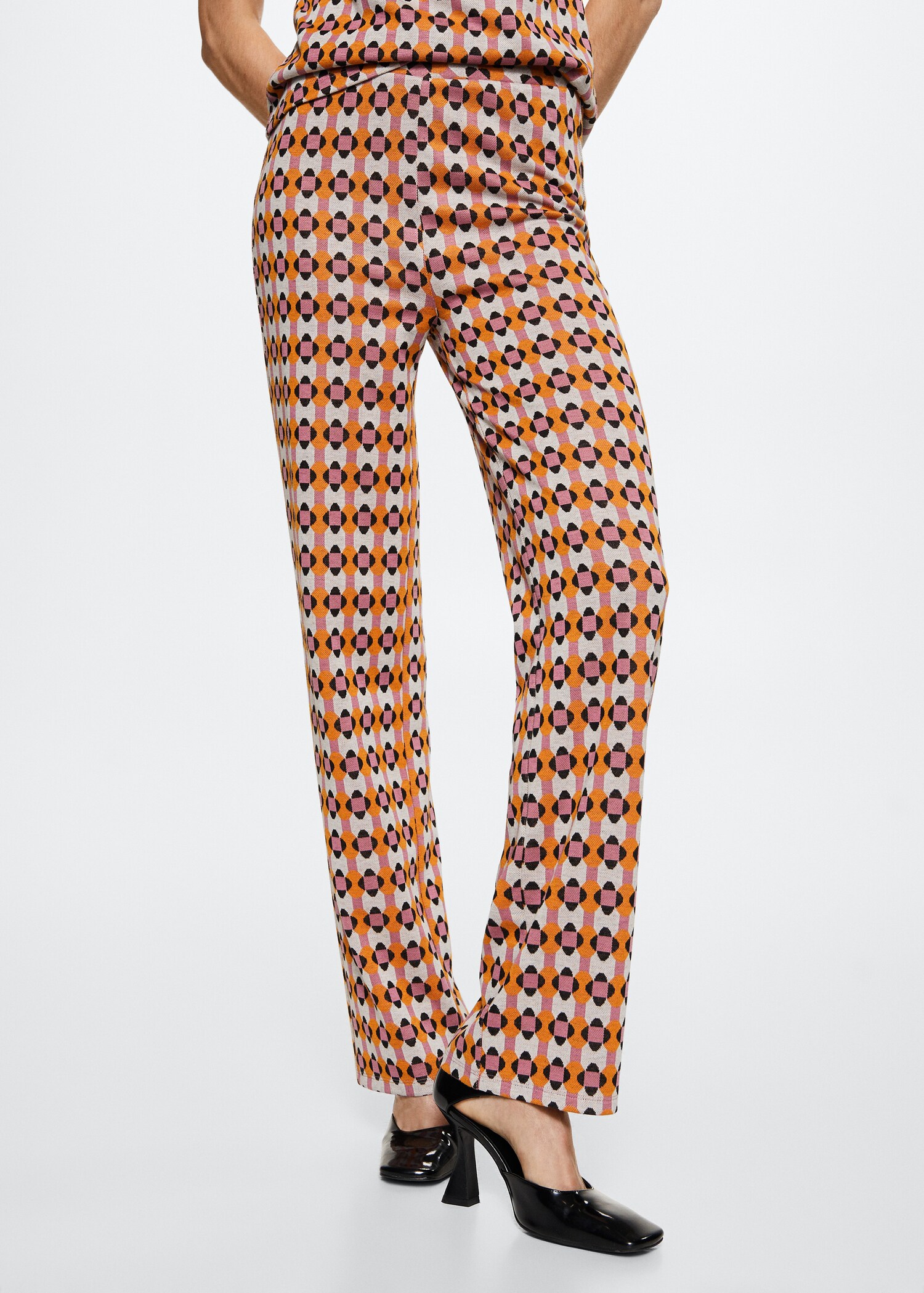 Retro-print trousers - Details of the article 6