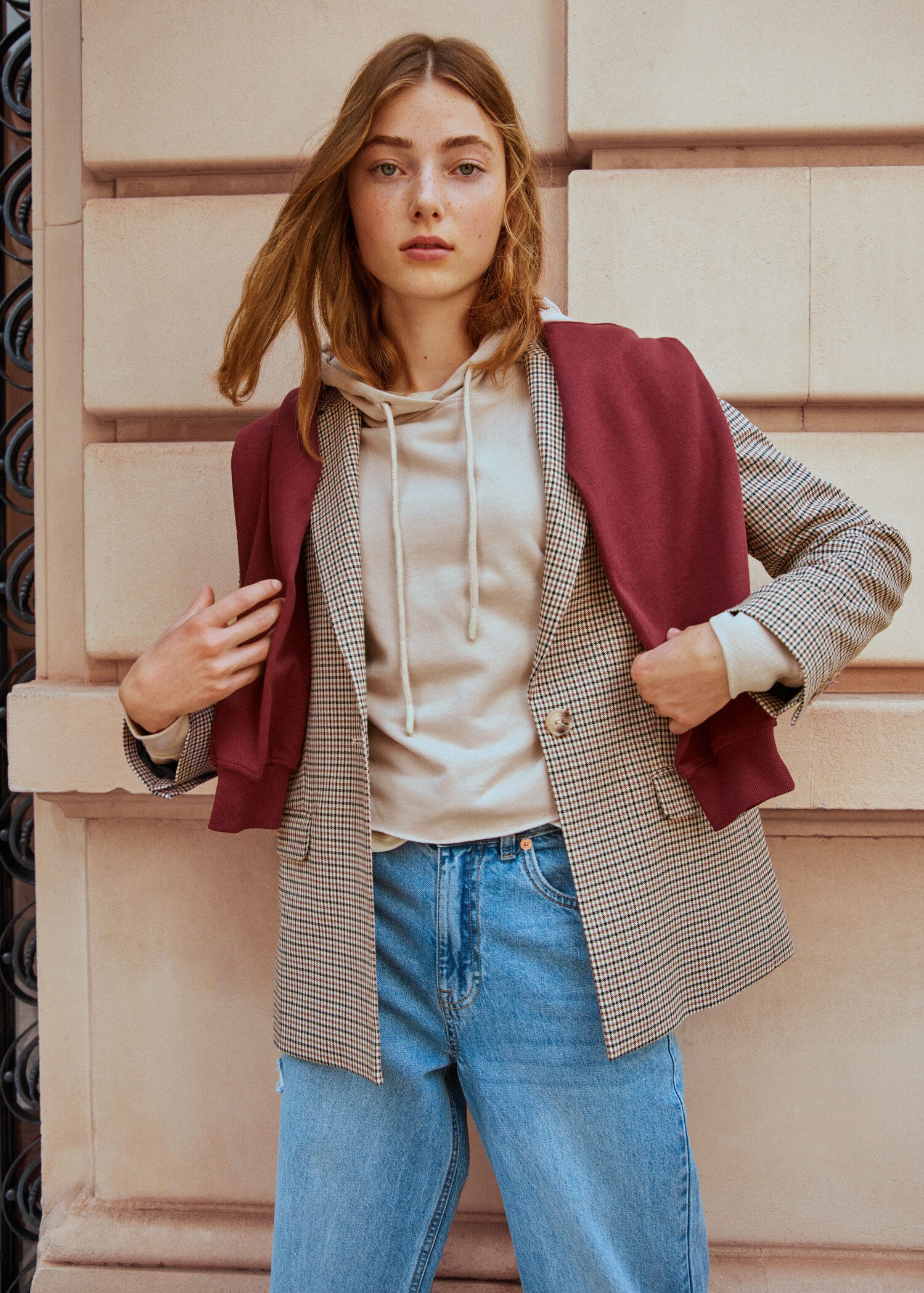 Check suit blazer - Details of the article 6