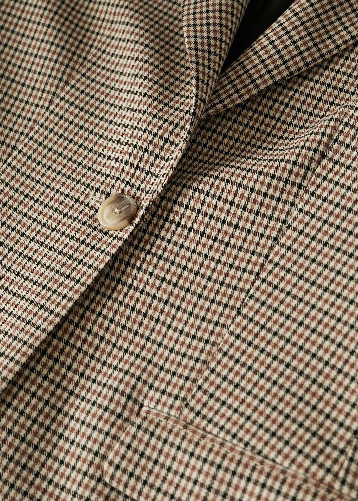 Check suit blazer - Details of the article 8
