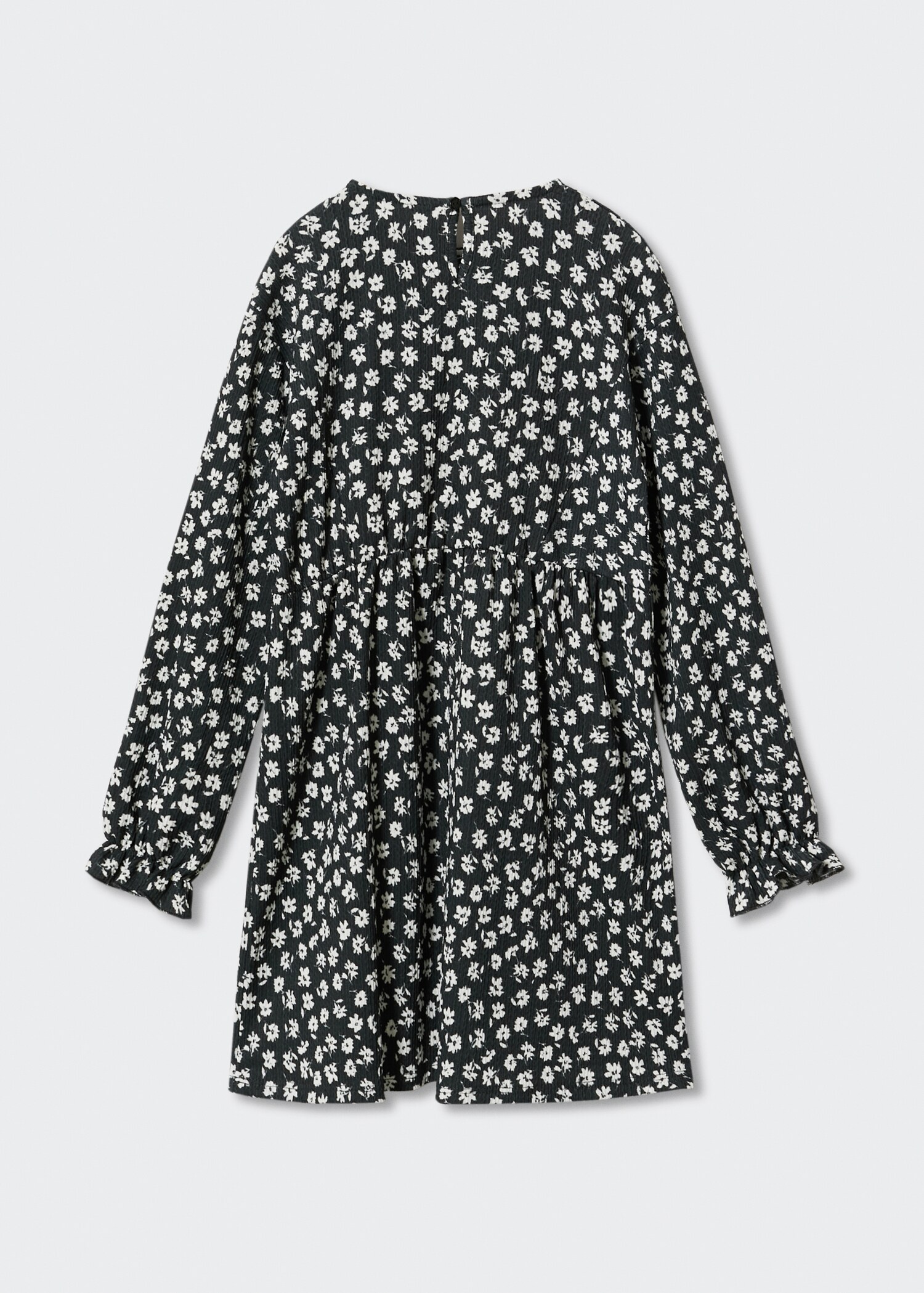 Flower print dress - Reverse of the article