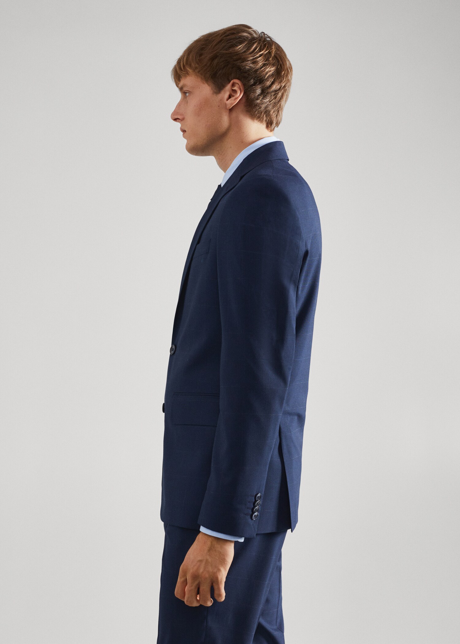 Rutig slim fit-kavaj - Detaljer om artikeln 6