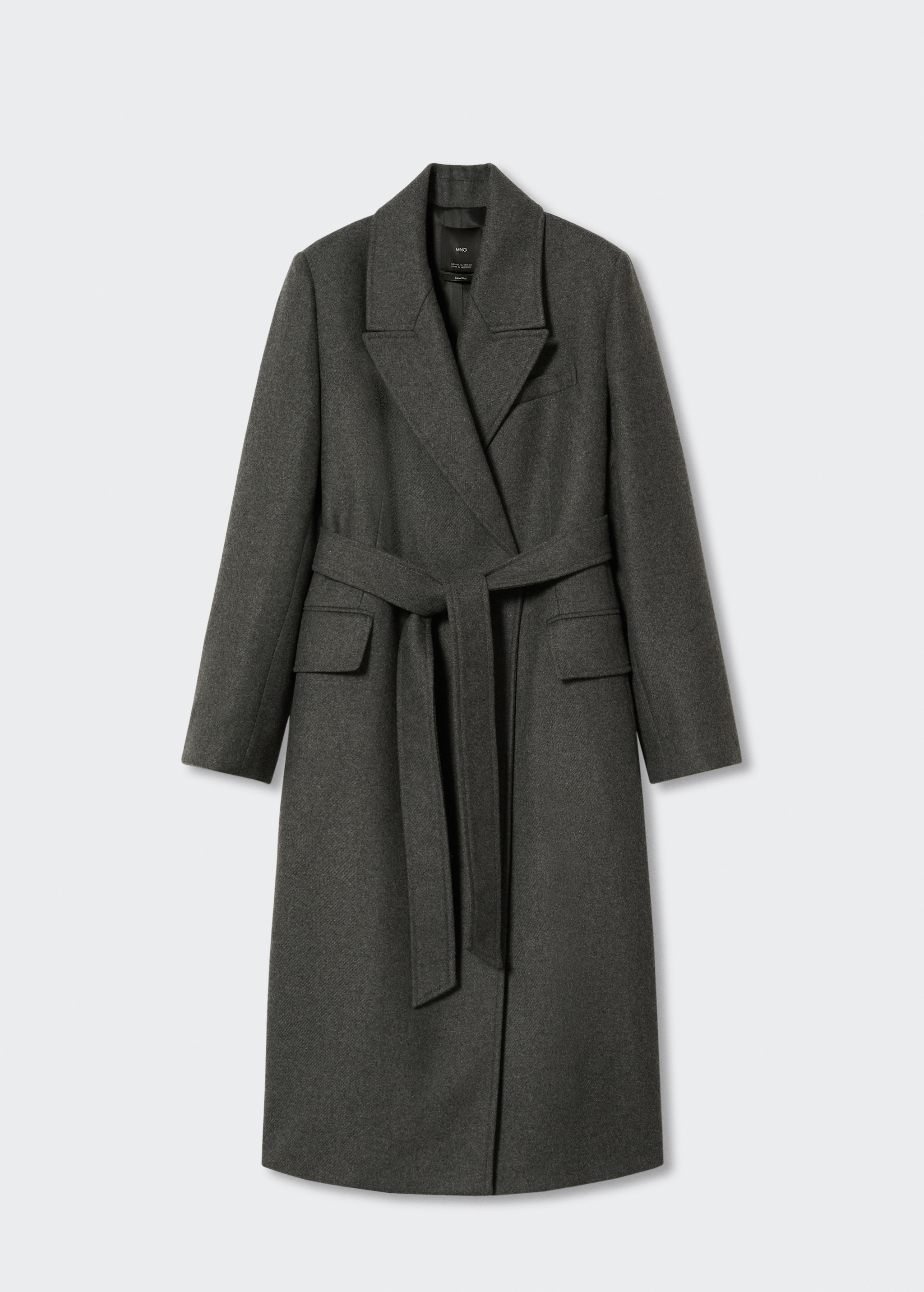 Long coat with lapels - Article without model