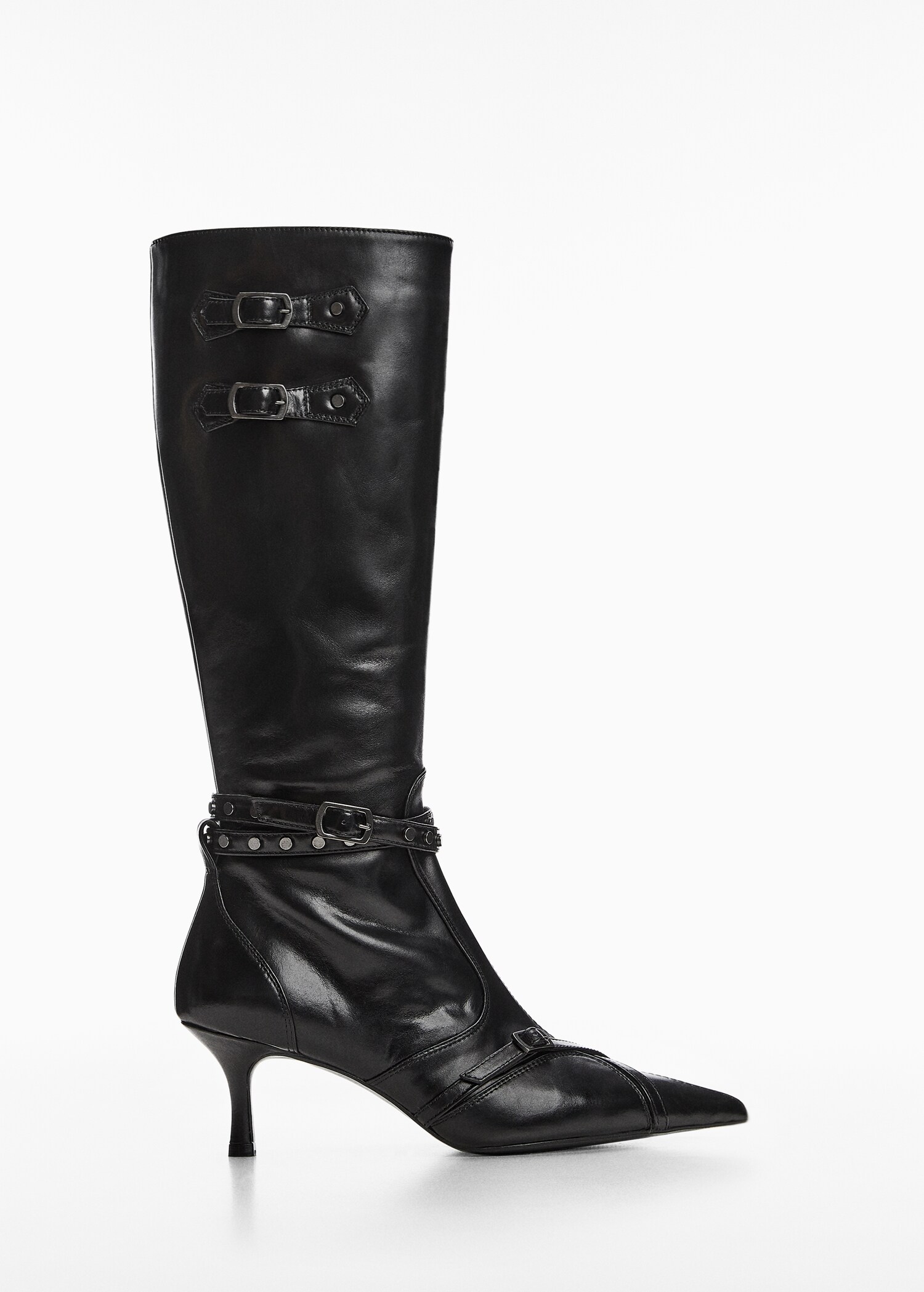 High heel leather boot - Article without model