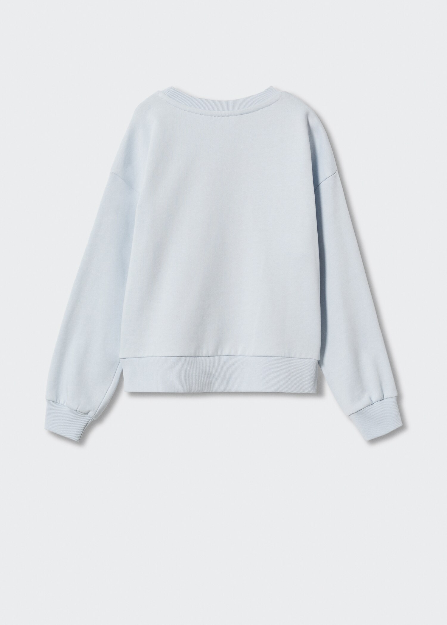 Sudadera estampado relieve - Reverso del artículo
