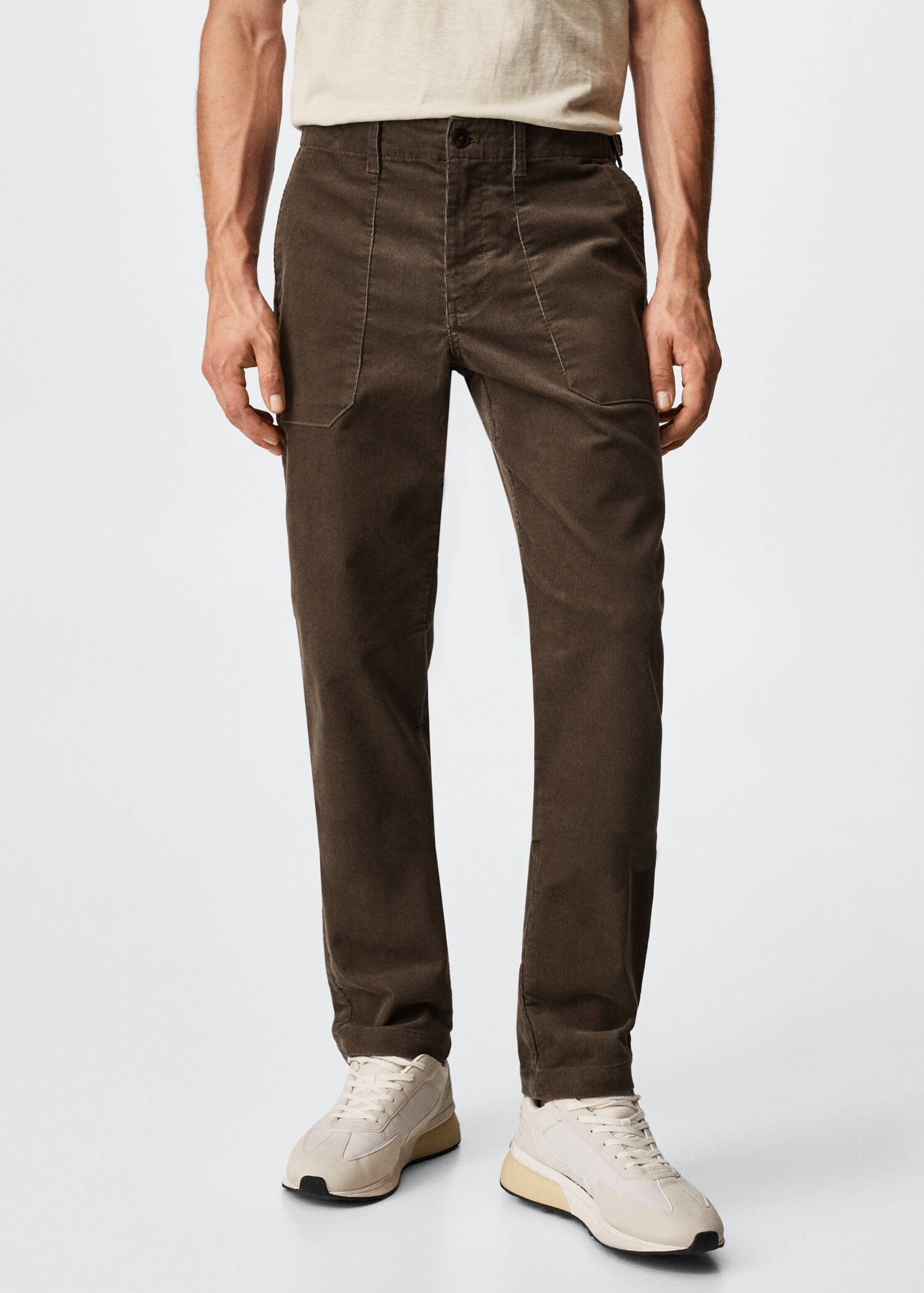 Worker corduroy trousers - Medium plane