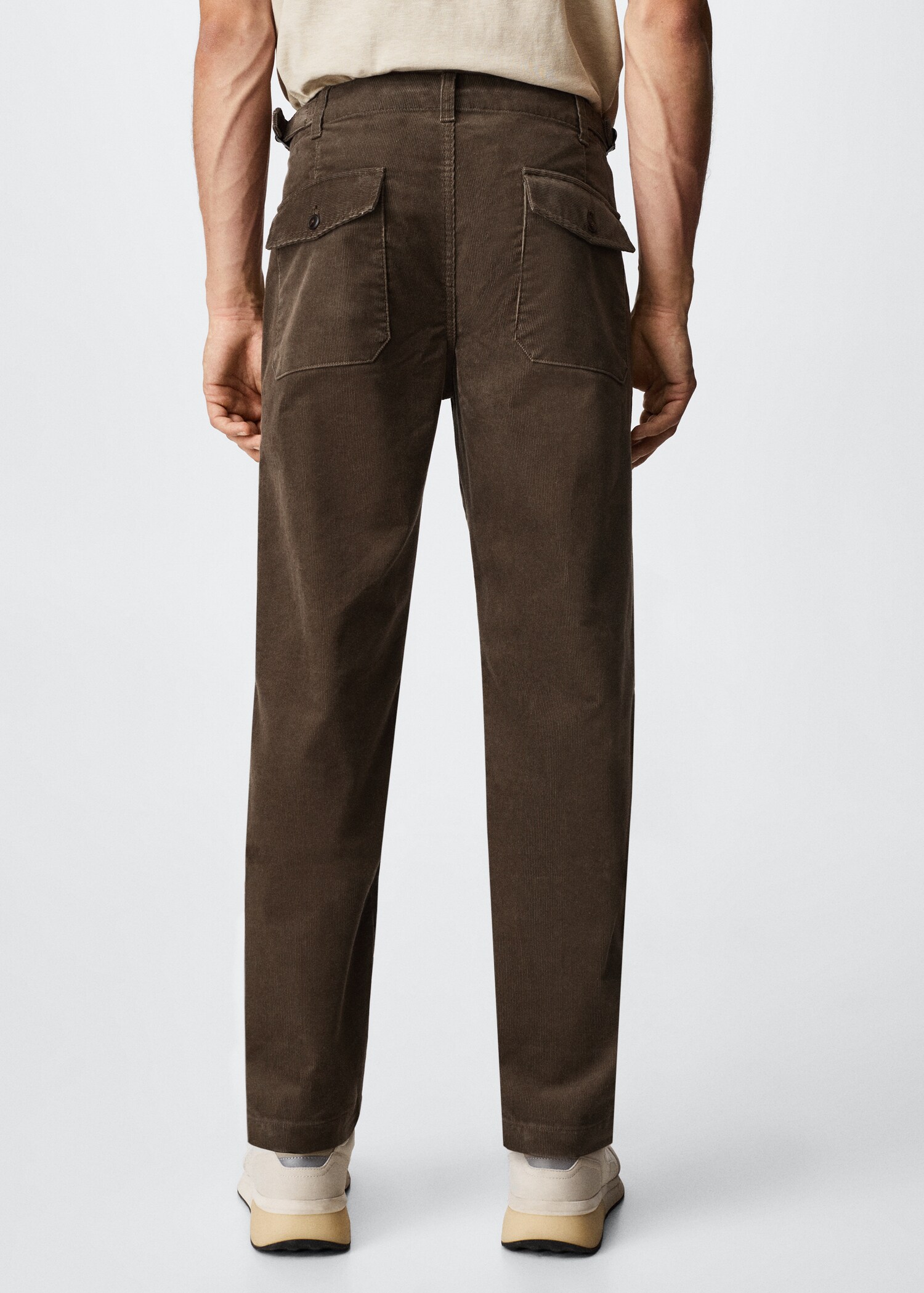 Worker corduroy trousers - Reverse of the article