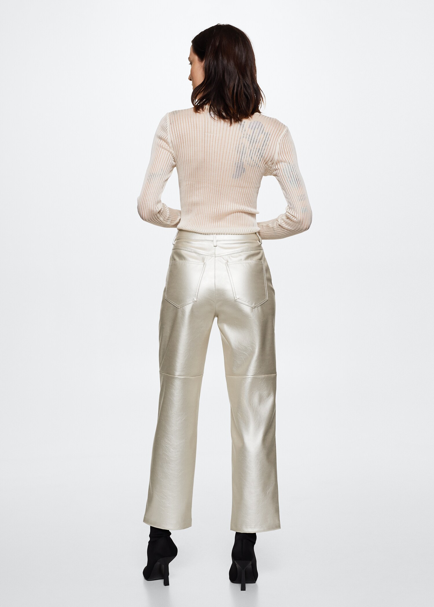 Pantalón efecto metalizado - Reverso del artículo
