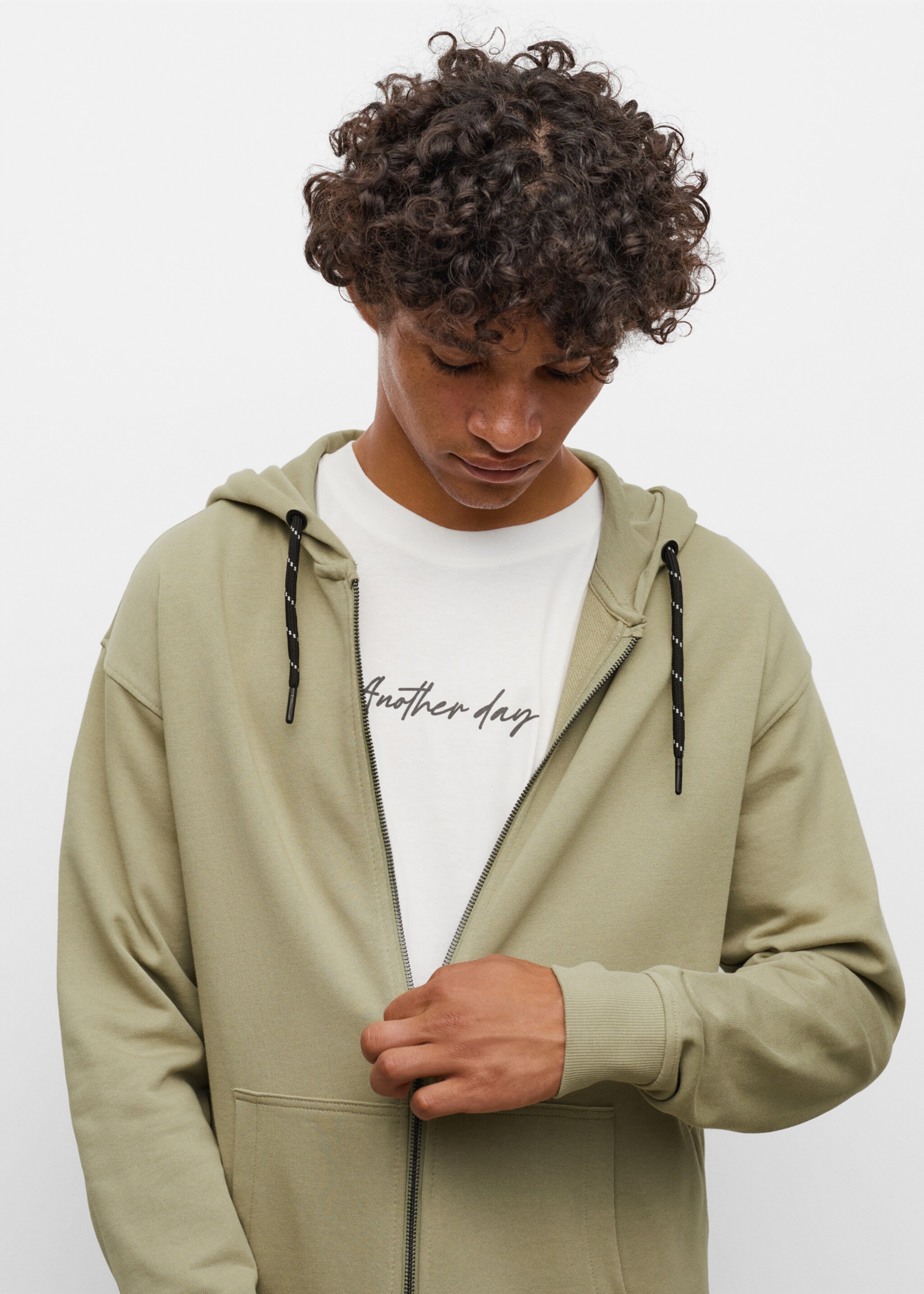 Zipped hoodie - Medium plane