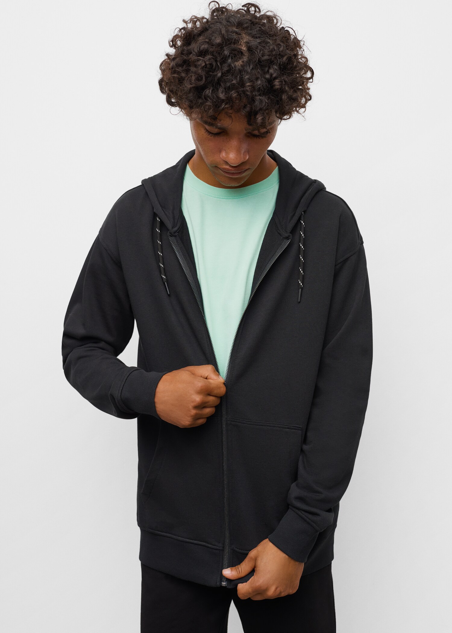 Zipped hoodie - Medium plane
