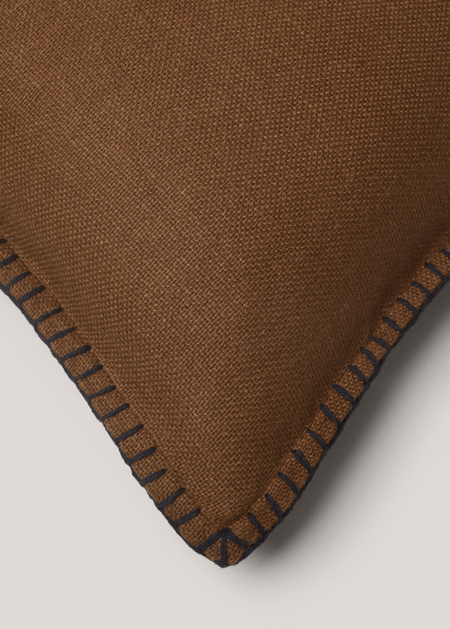 Housse de coussin lin surpiqûres 45x45 cm - Détail de l'article 4
