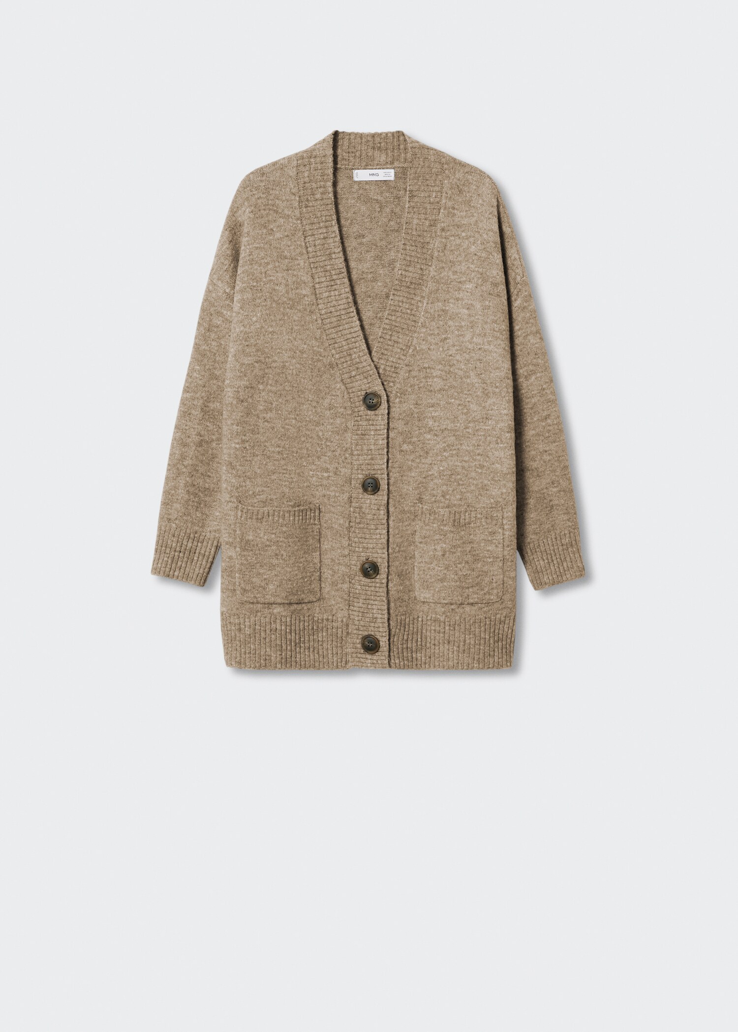 Kardigan na guziki oversize - Artykuł bez modela/modelki