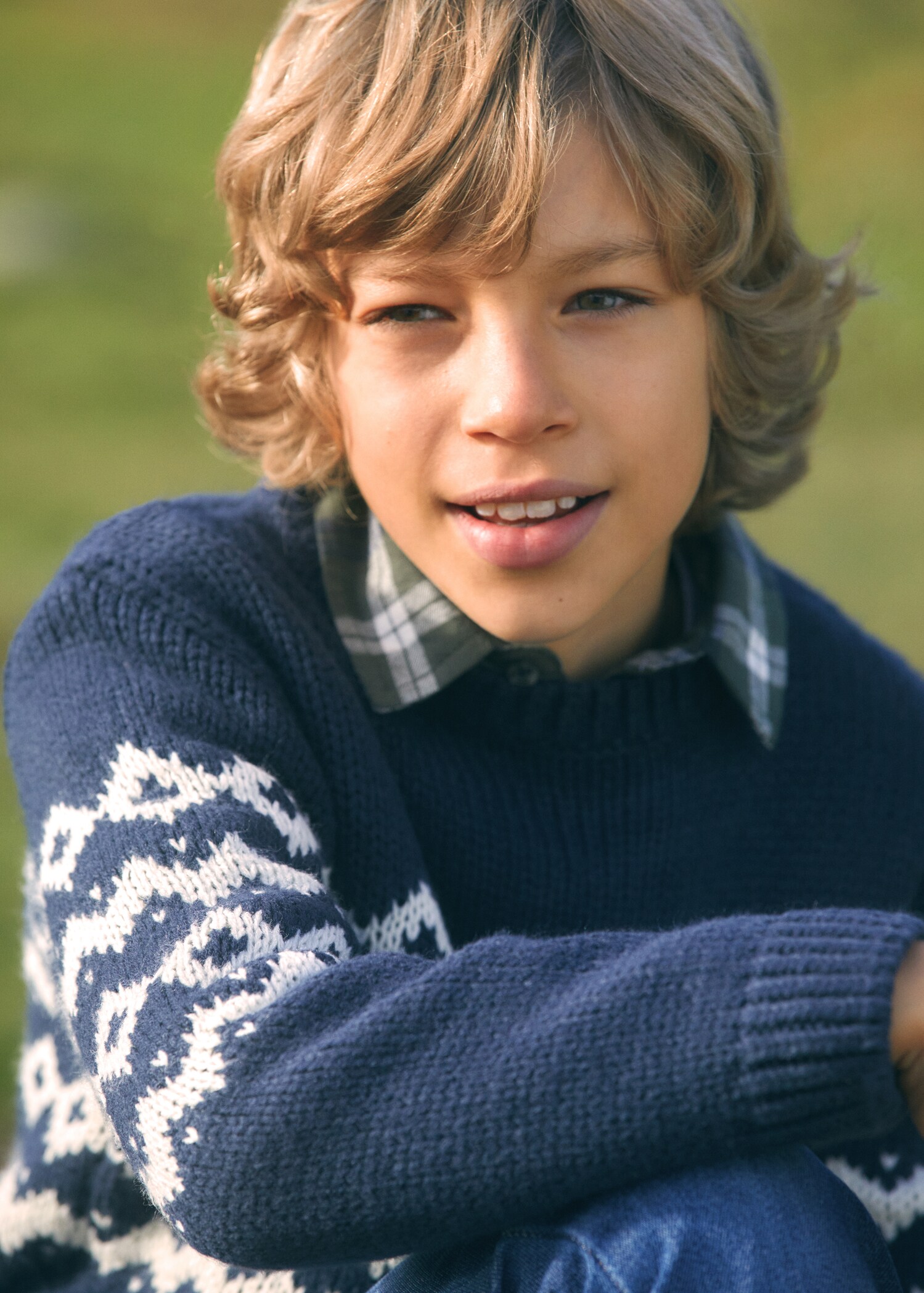 Printed knit sweater - Details of the article 5