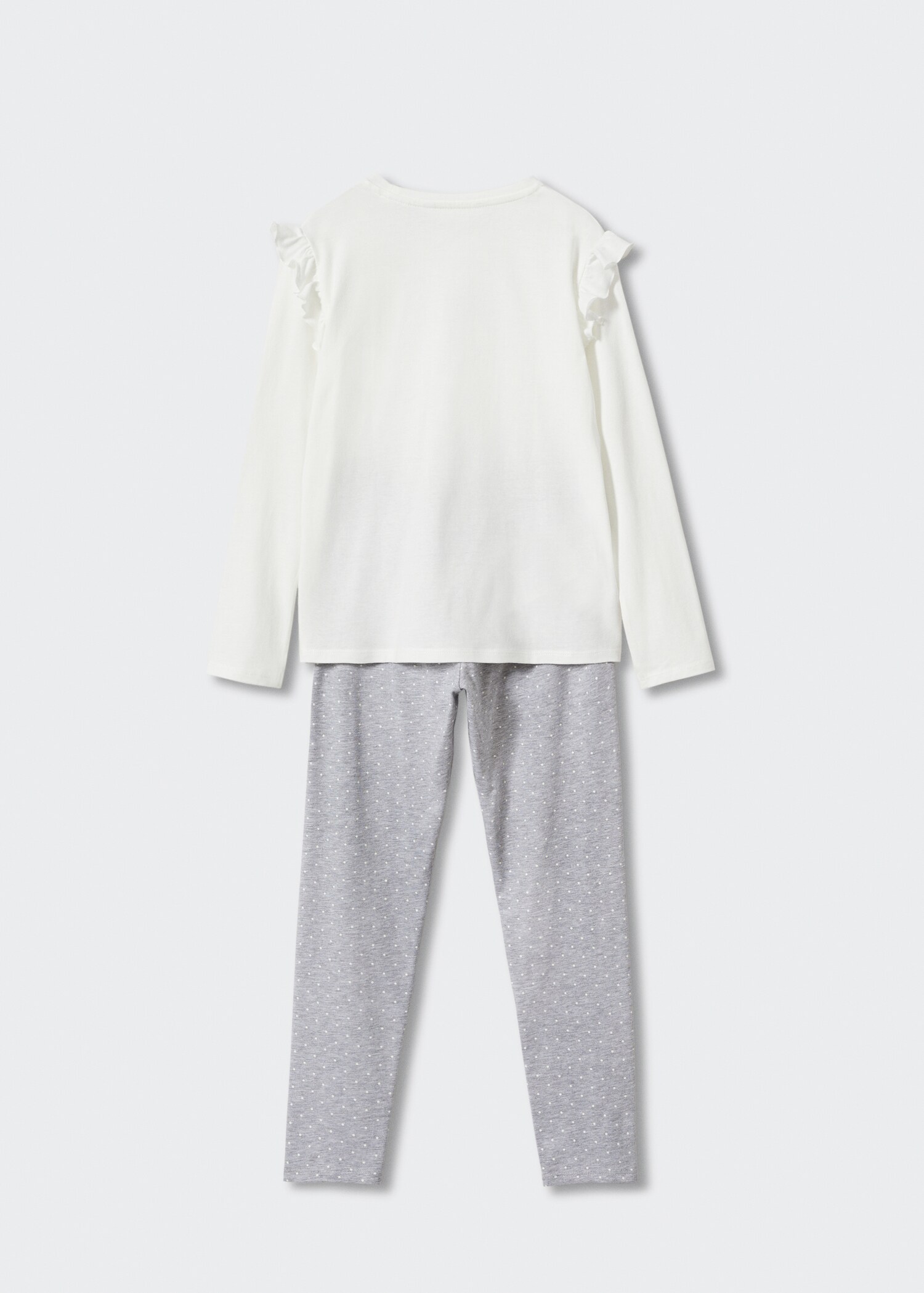 Pijama llarg estampat - Revers de l'article