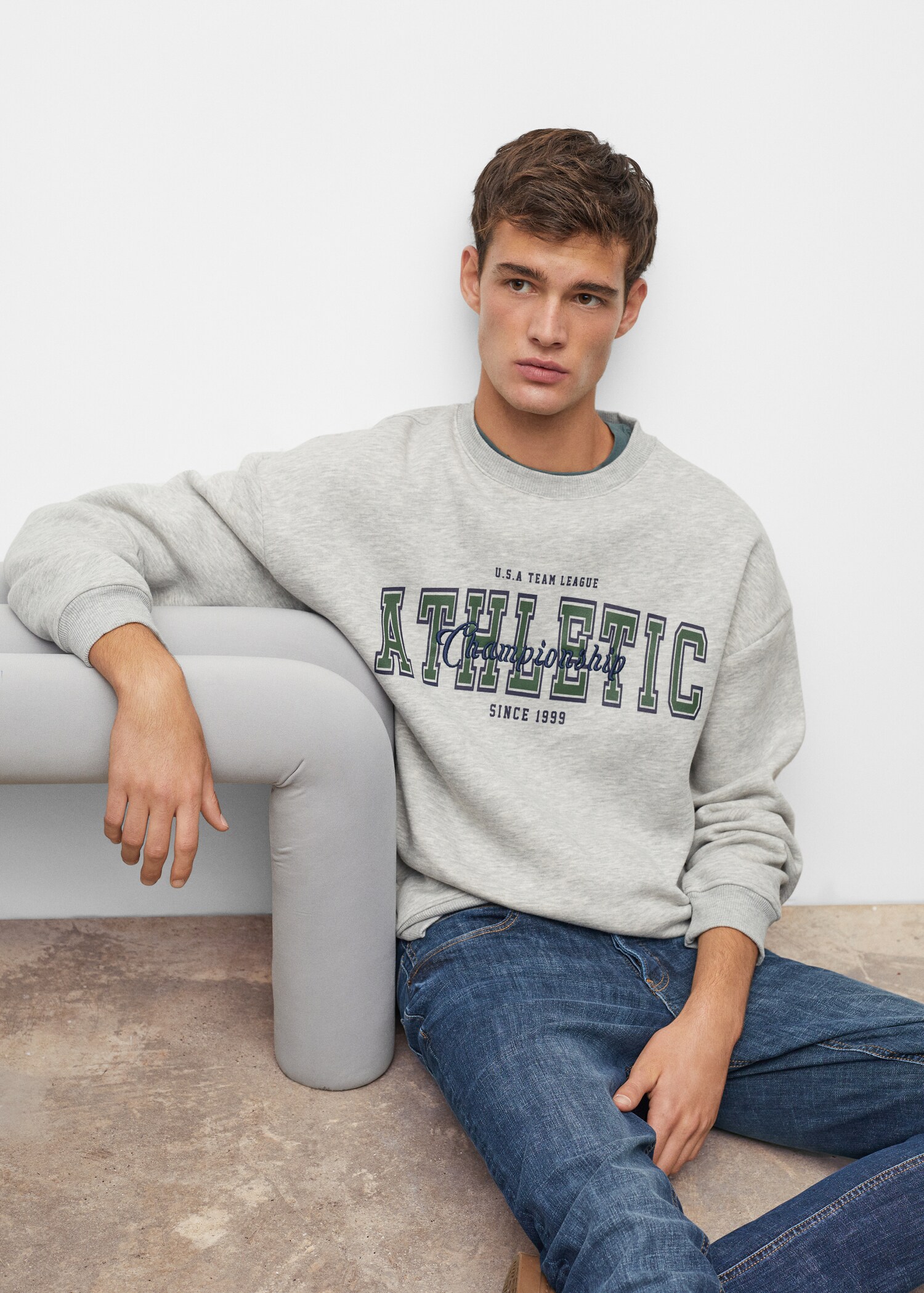 Message cotton sweatshirt - Details of the article 2