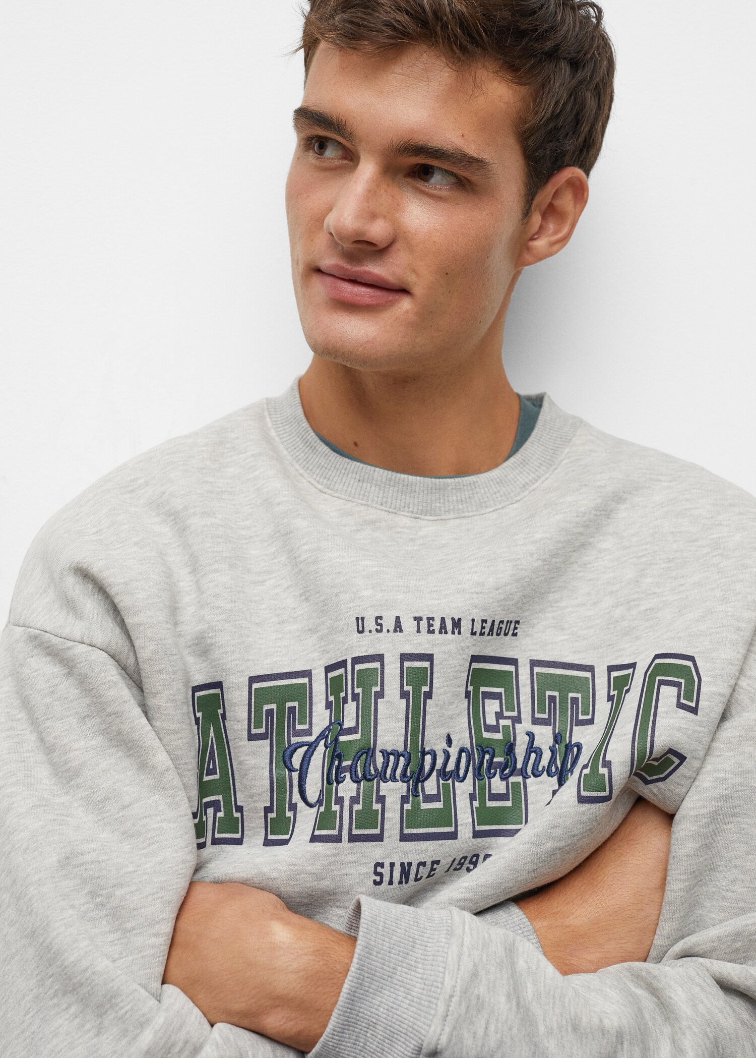 Message cotton sweatshirt - Details of the article 4