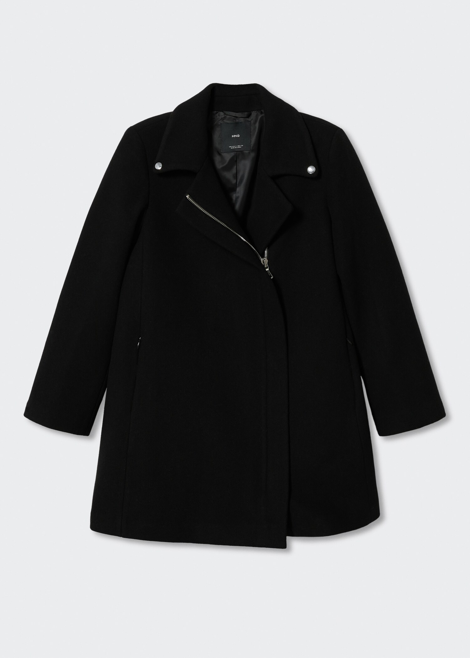 Cappotto biker lana - Articolo senza modello