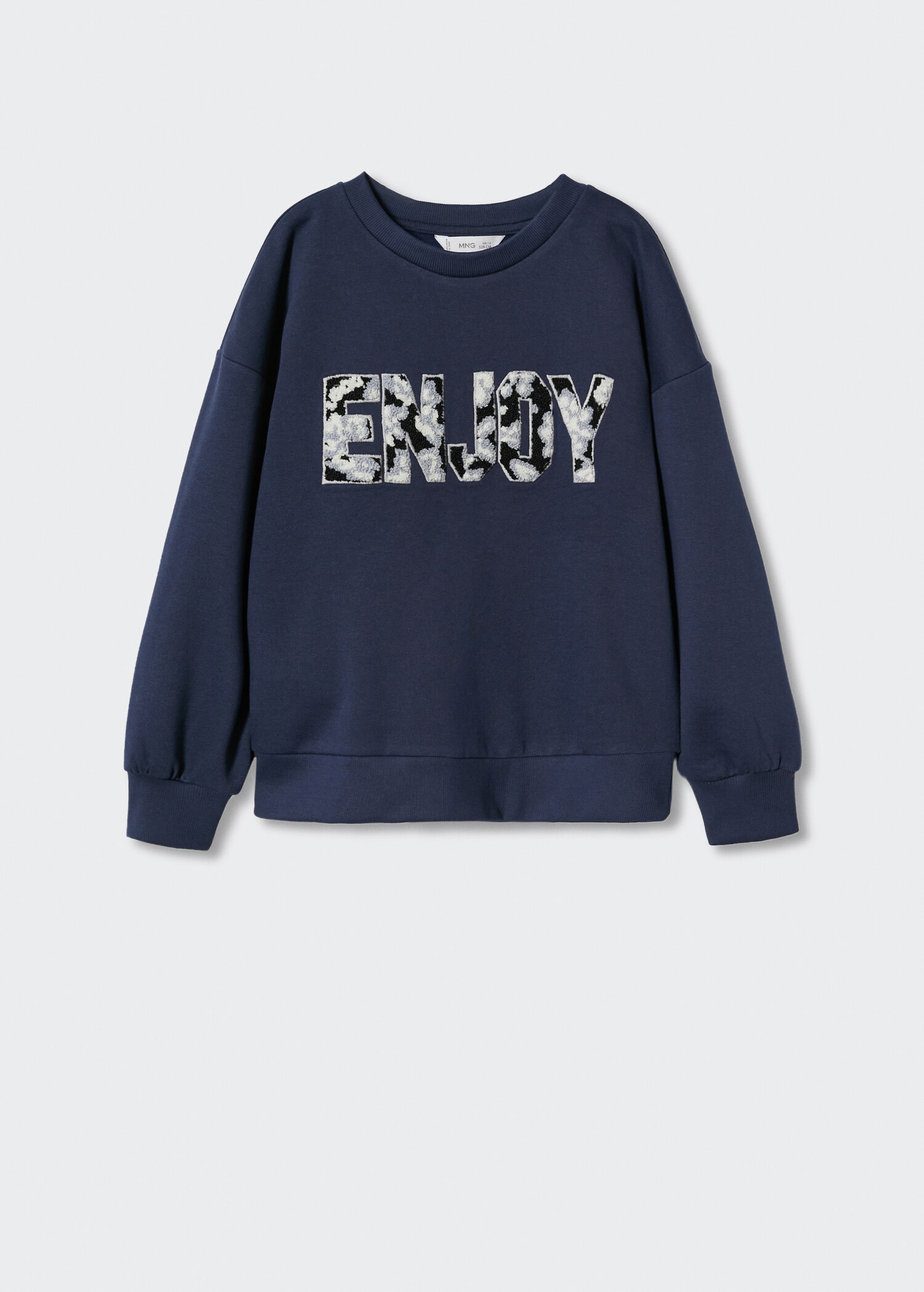 Bluza z wypukłym napisem - Artykuł bez modela/modelki