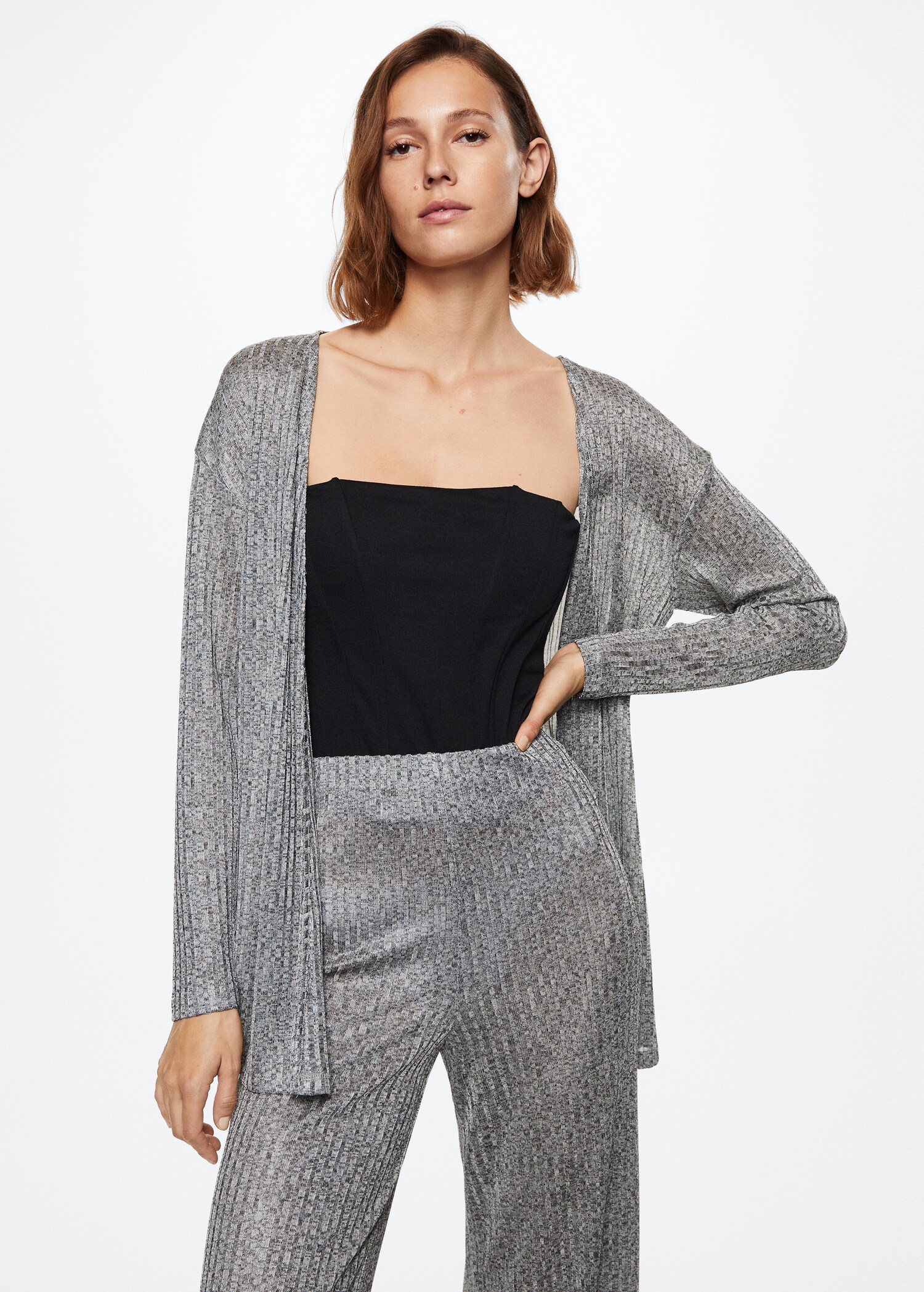 Wool-blend palazzo trousers - Details of the article 1